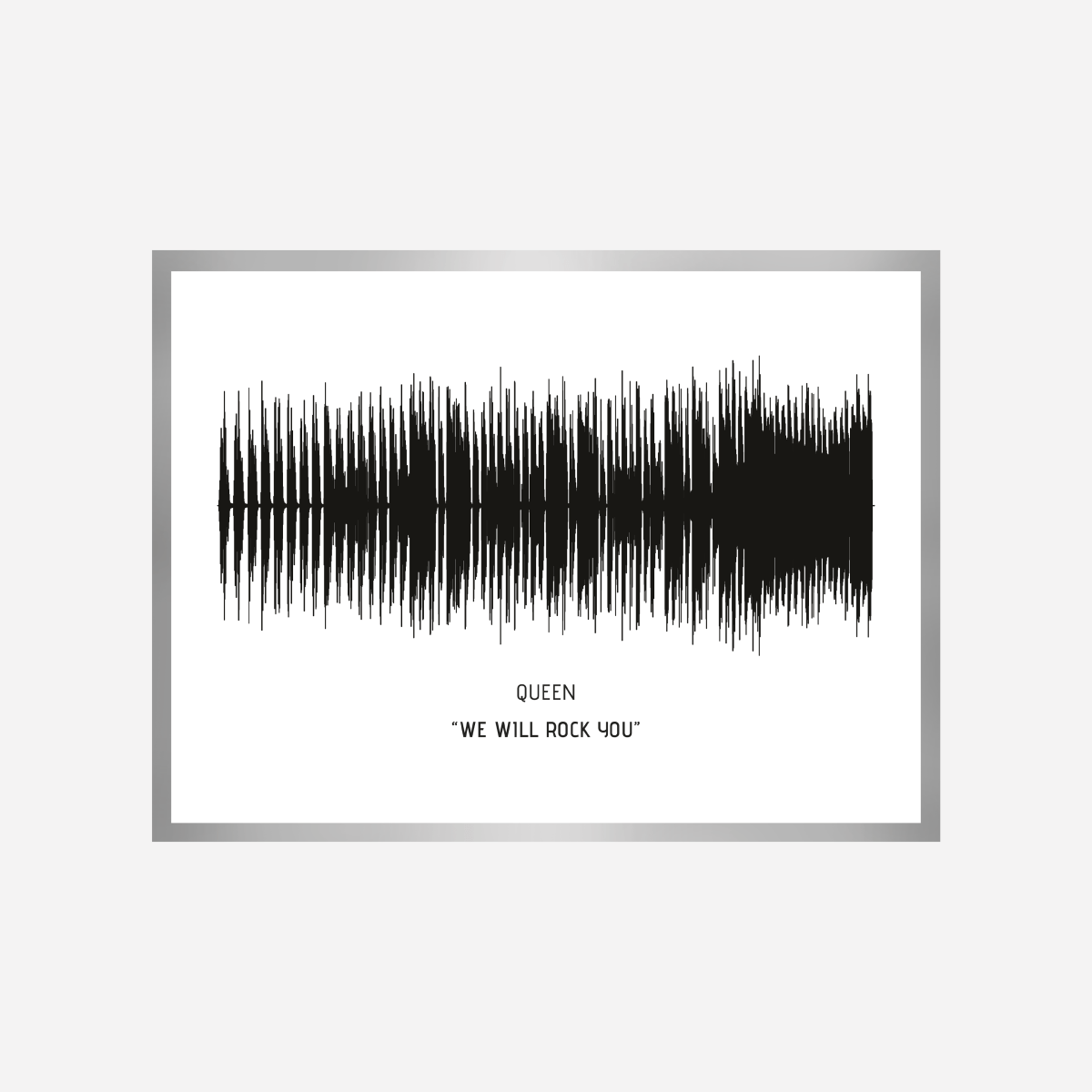 Song Wave We Will Rock You Art Print - DesignPlace