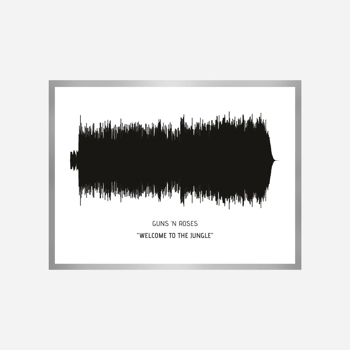 Song Wave Welcome to the Jungle Art Print - DesignPlace