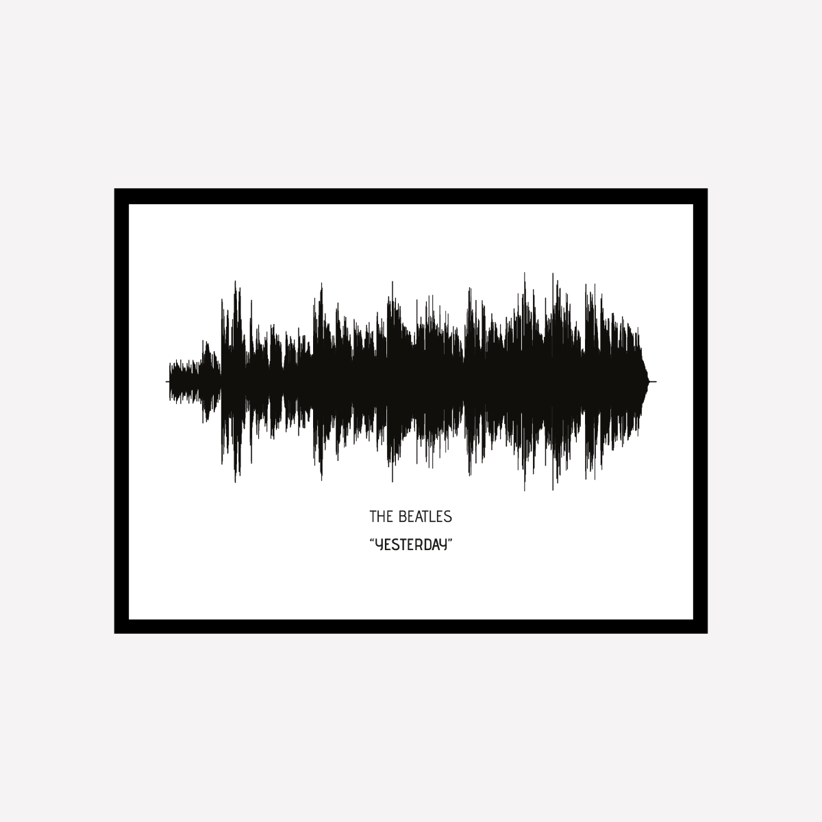 Song Wave Yesterday Art Print - DesignPlace