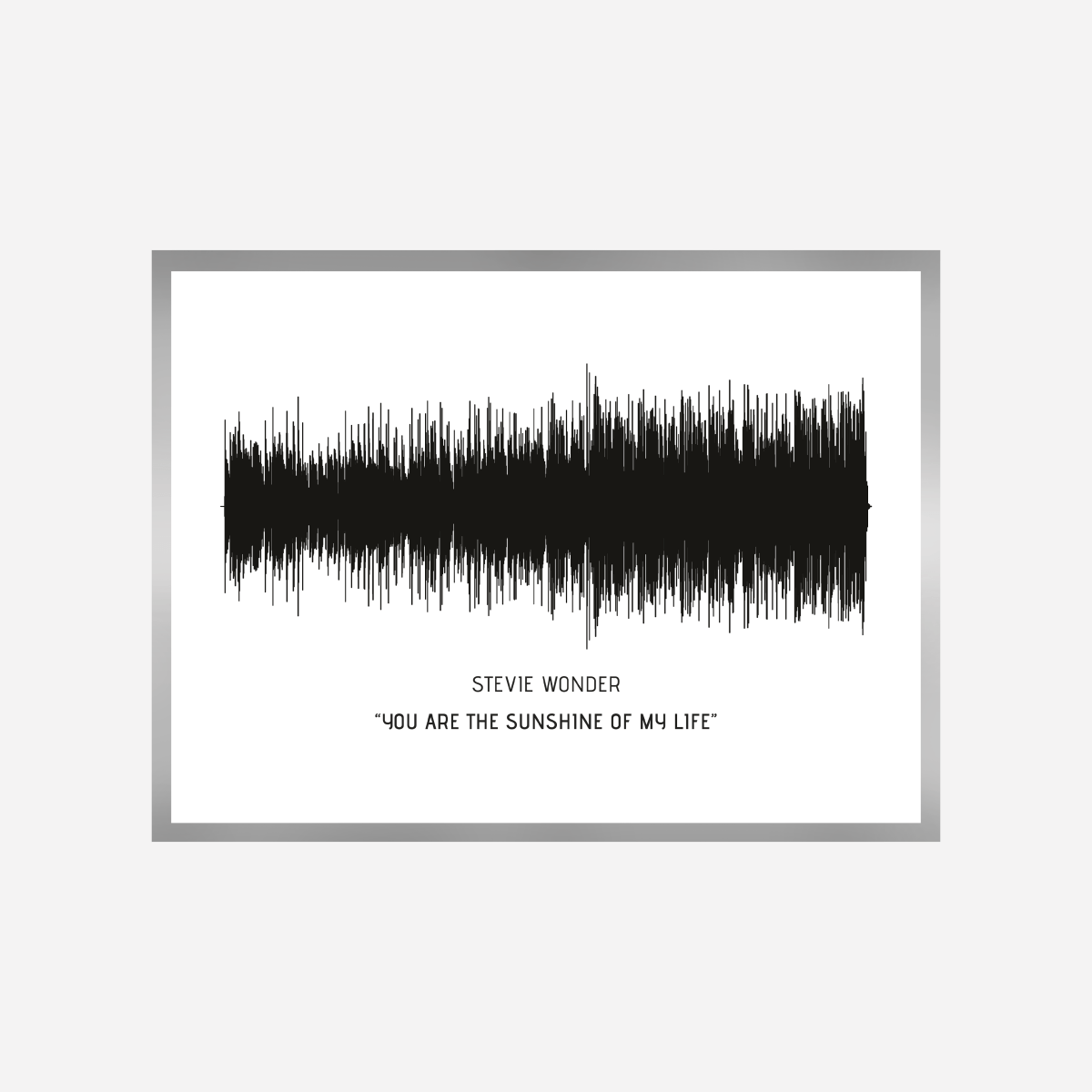 Song Wave You are the Sunshine of My Life Art Print - DesignPlace