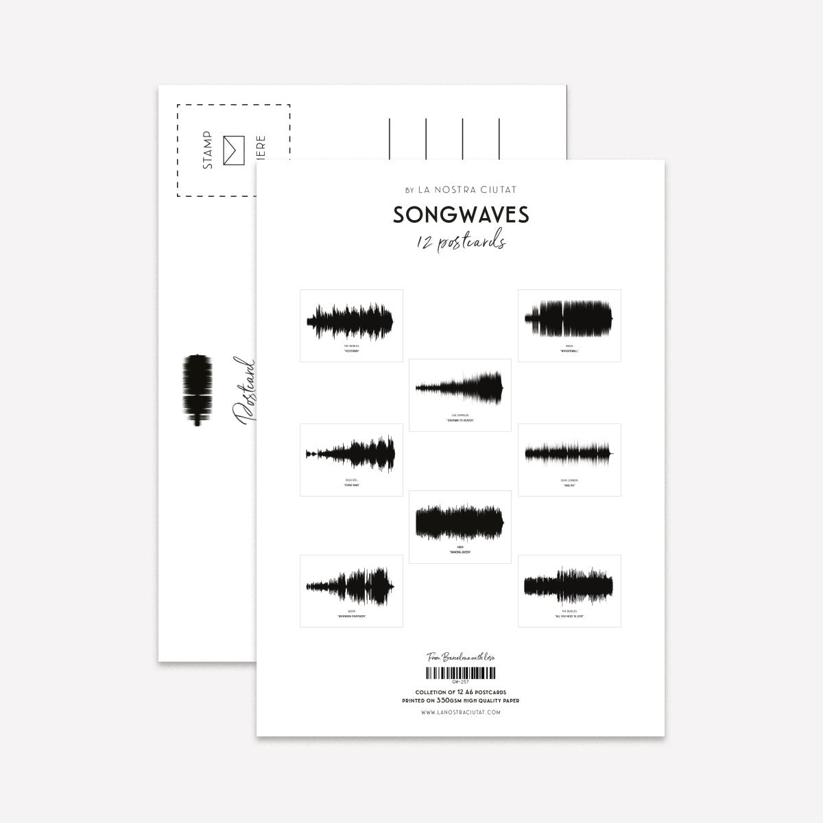 Songwaves Postcard Pack - DesignPlace