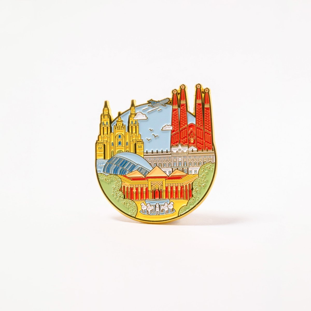 Spain Cityscape Pin - DesignPlace