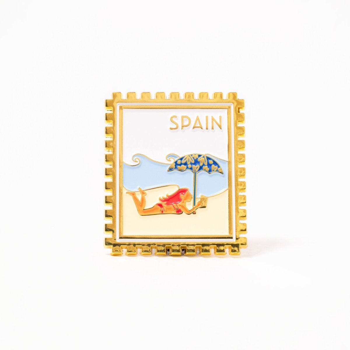 Spain Stamp Pin - DesignPlace