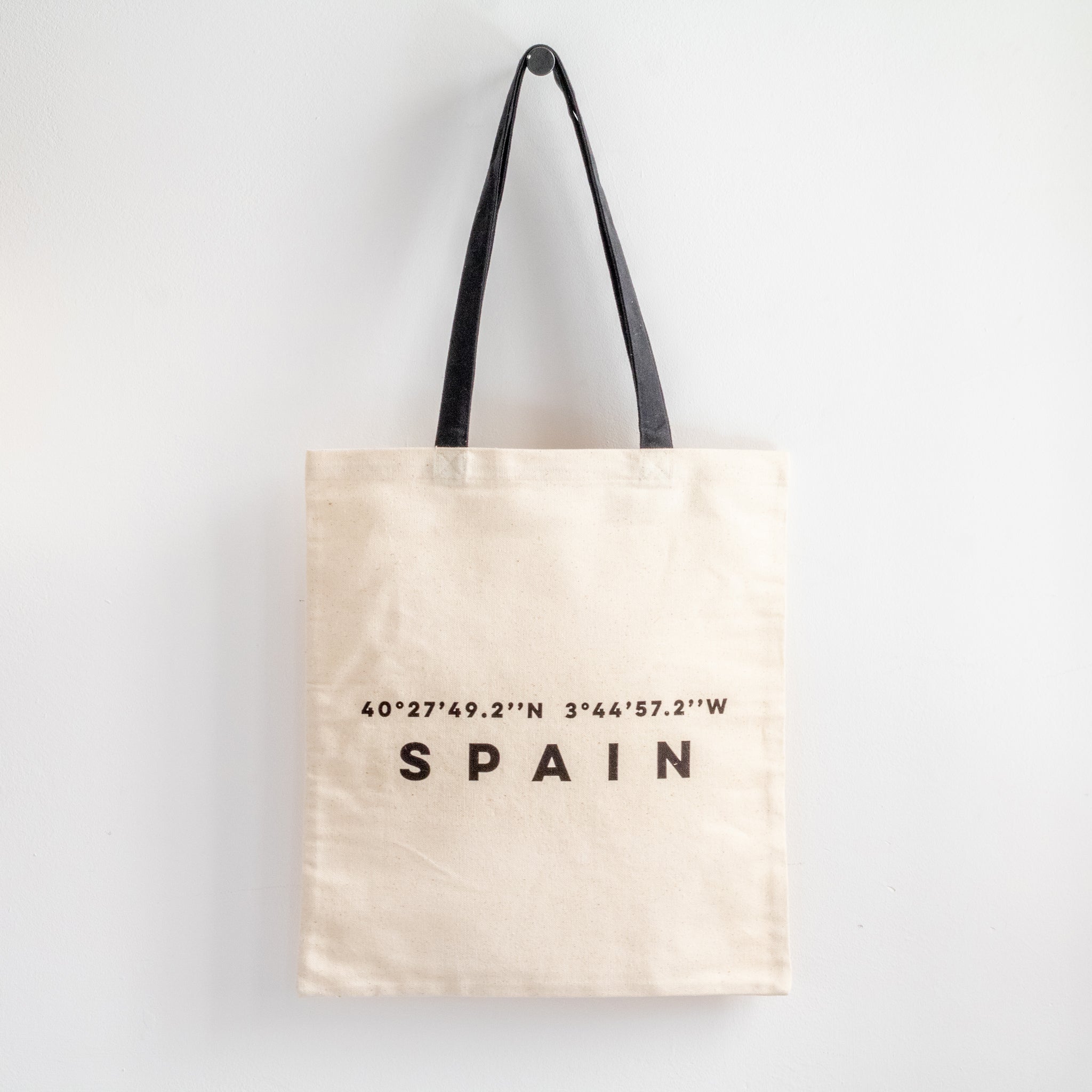 Spain Coordinates Tote Bag