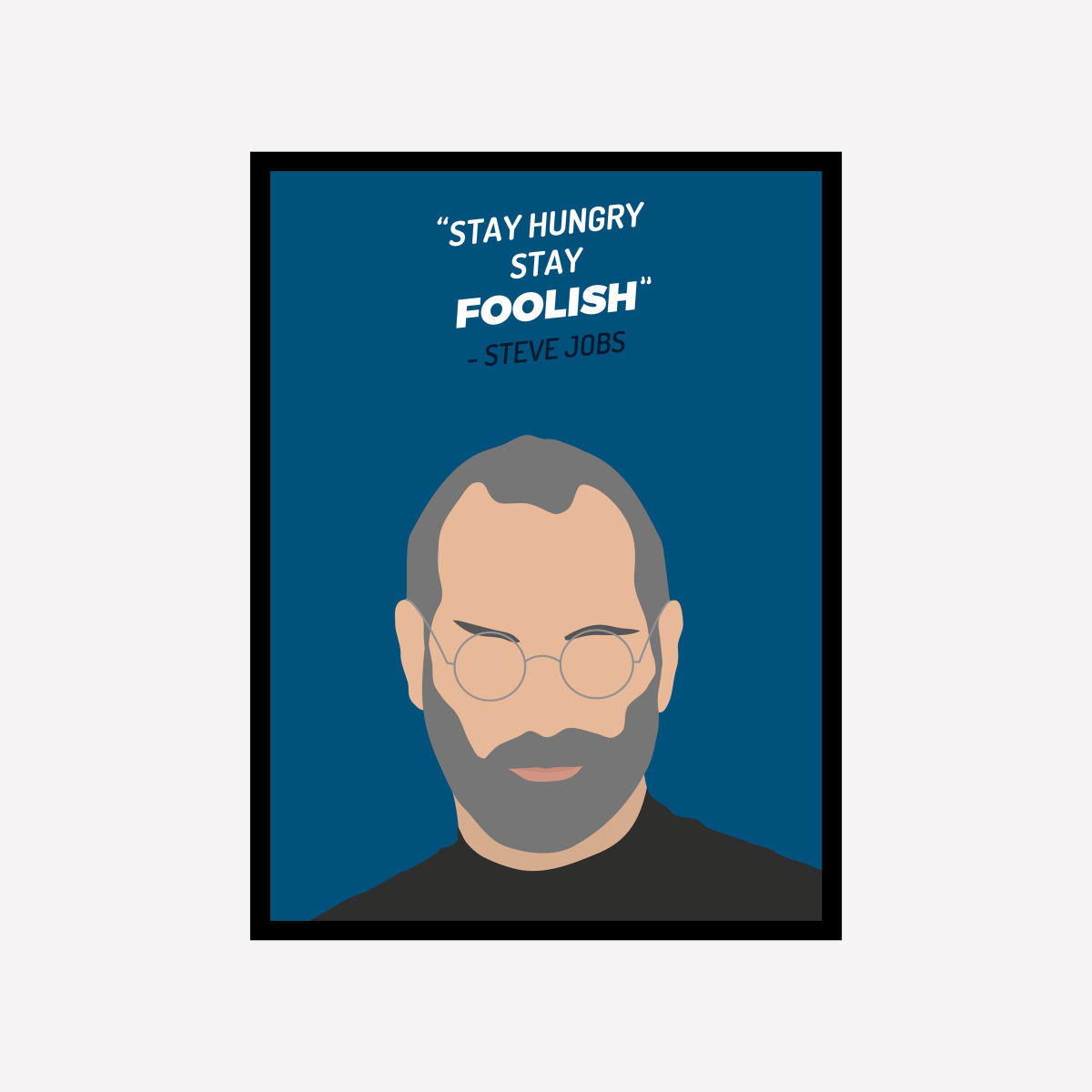 Steve Jobs Art Print - DesignPlace