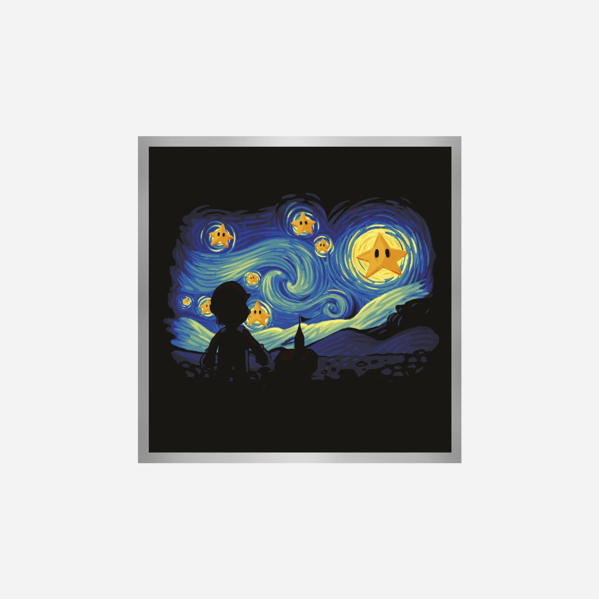 Super Starry Night Art Print - DesignPlace