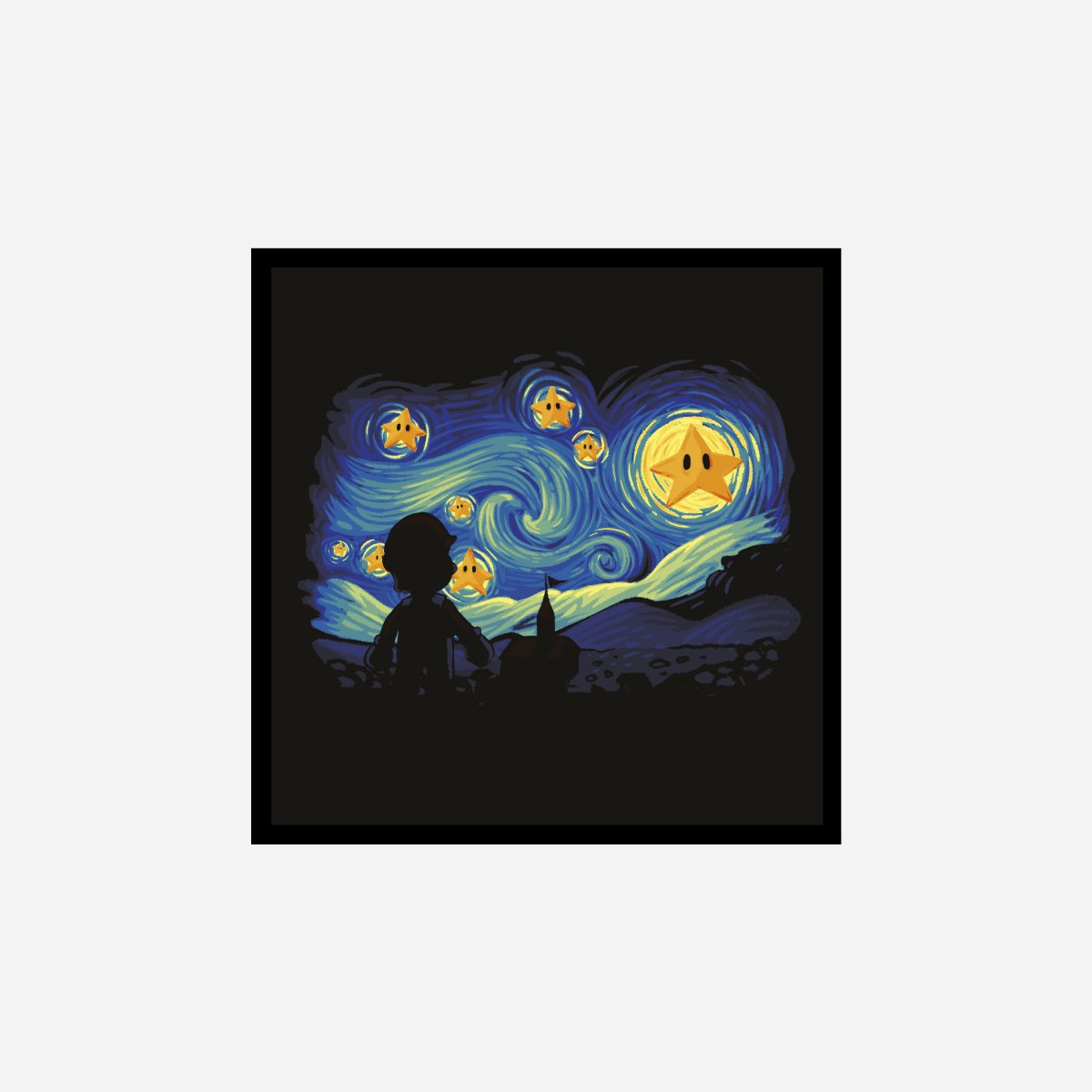 Super Starry Night Art Print - DesignPlace