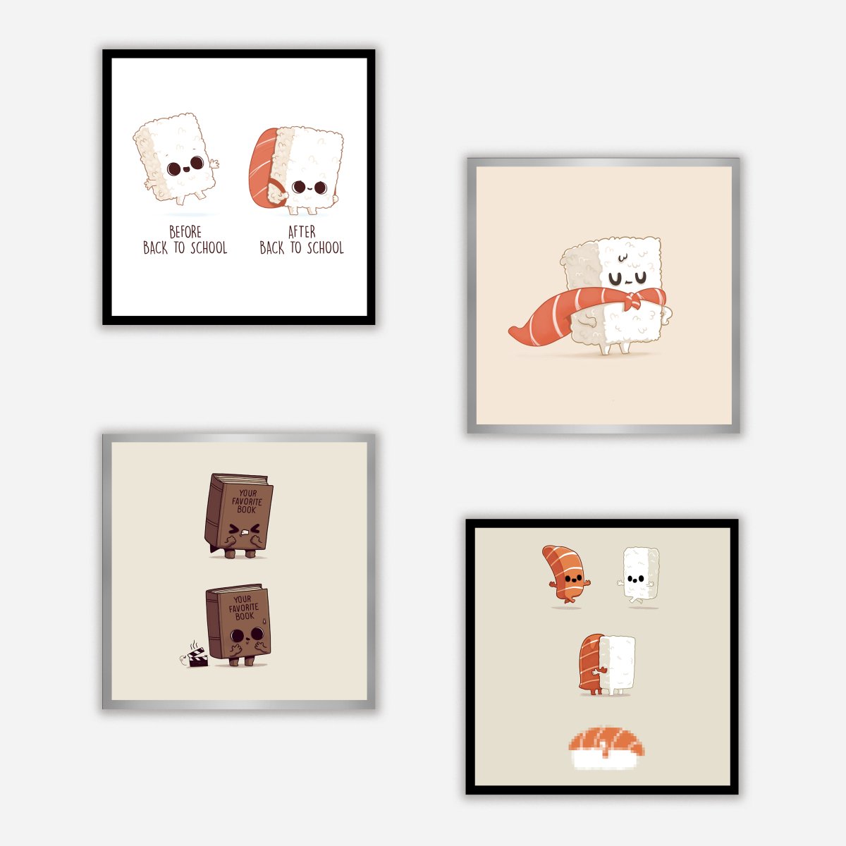 Sushi is Love Art Print - DesignPlace