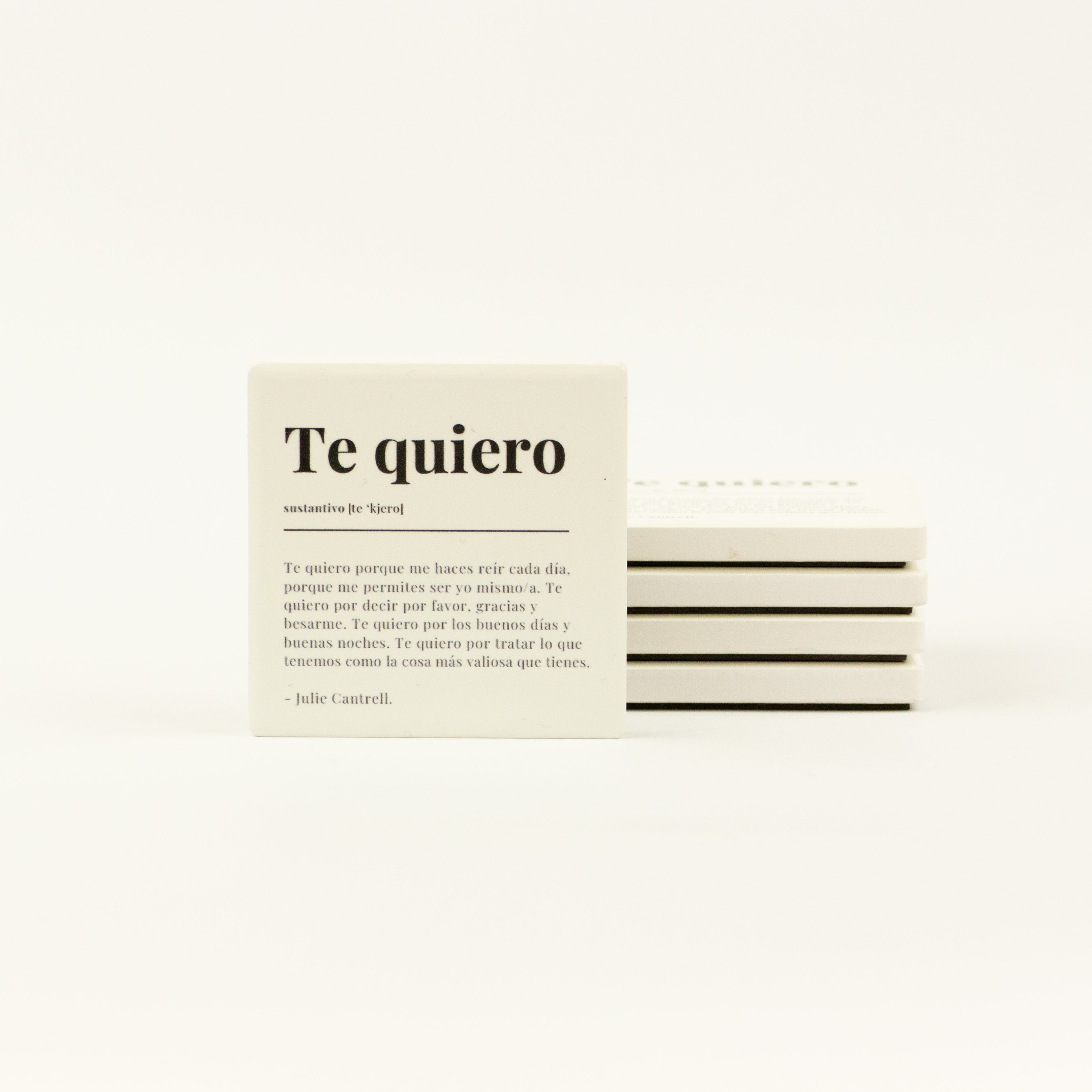 Te quiero Ceramic Magnet