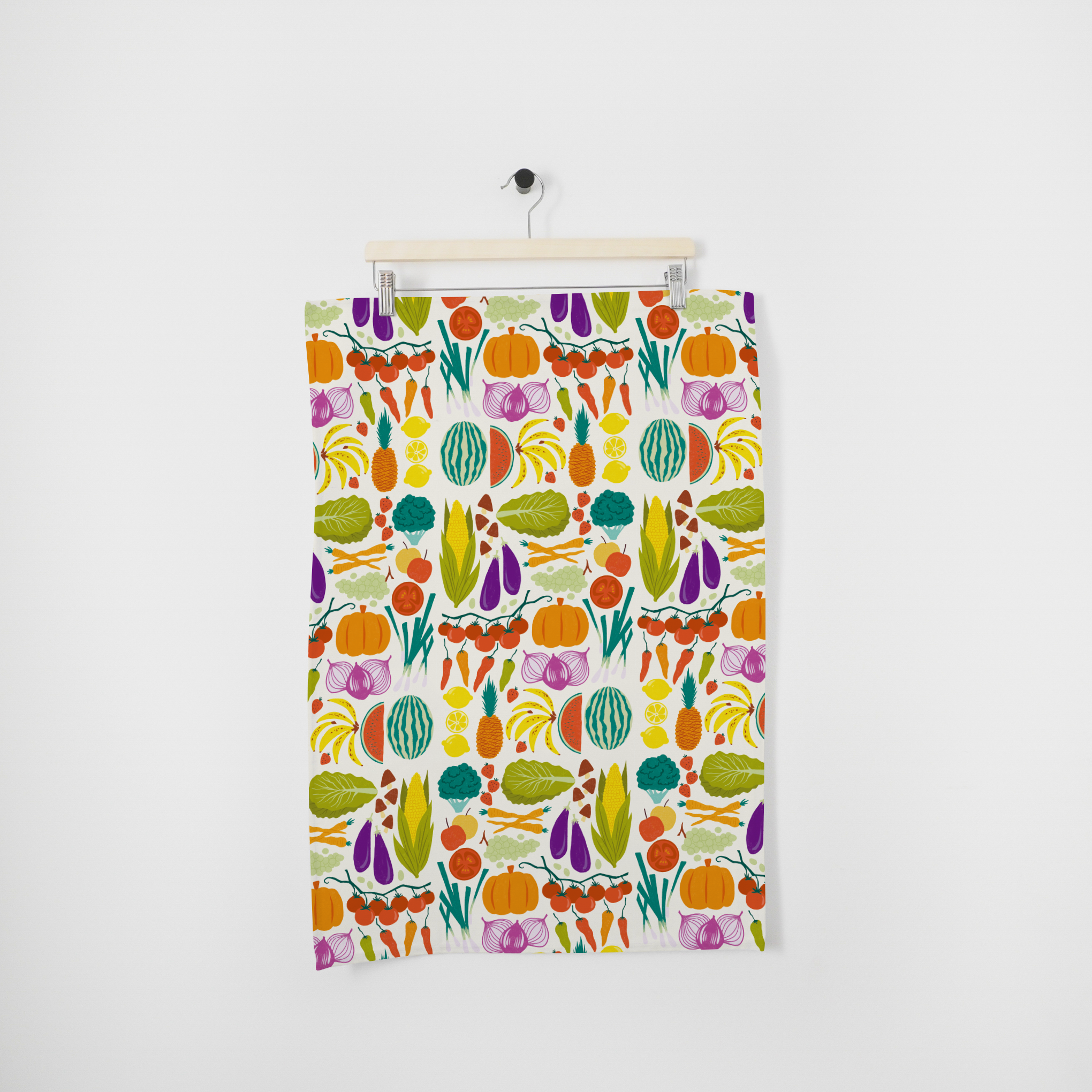 Verduras Tea Towel