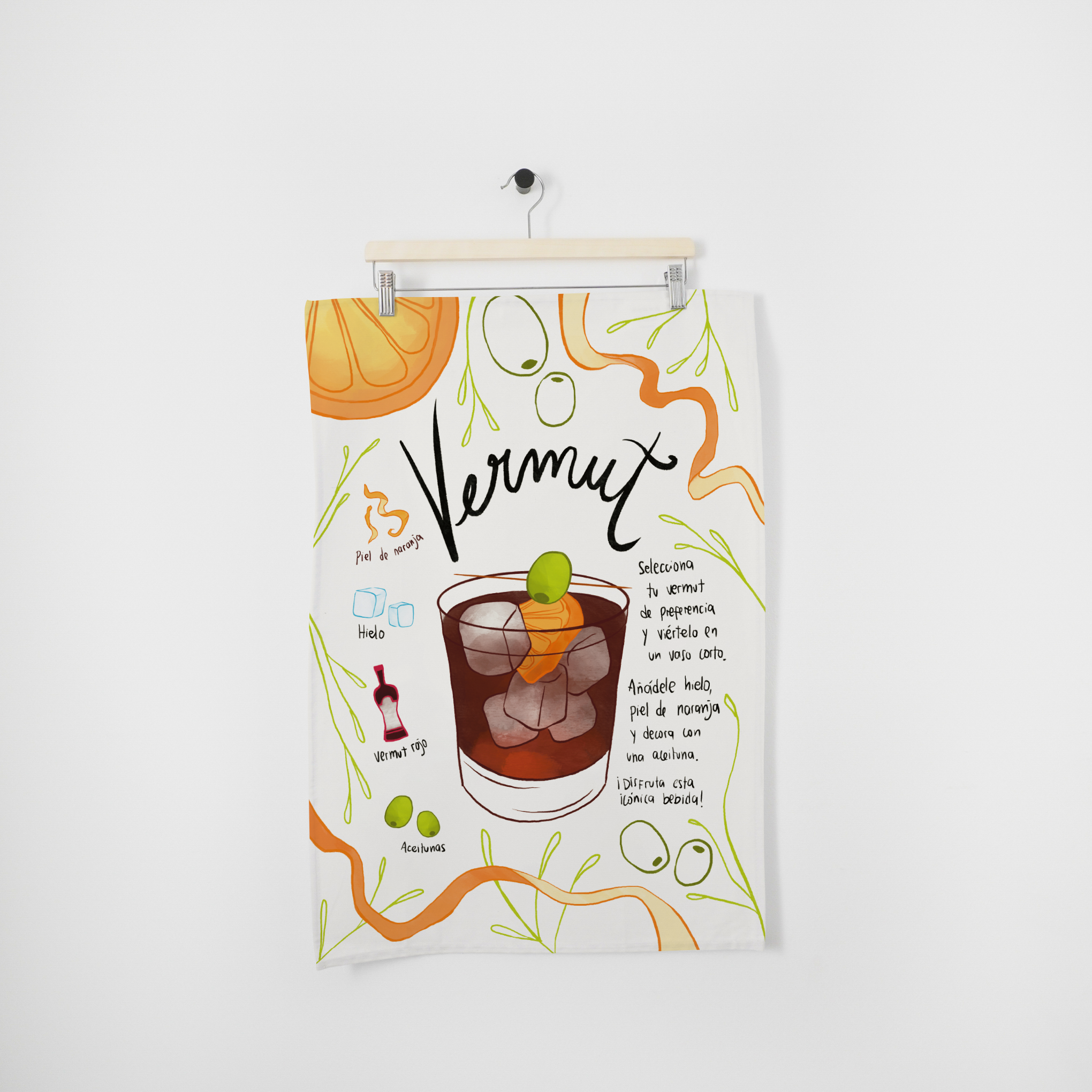 Vermut Pattern Tea Towel