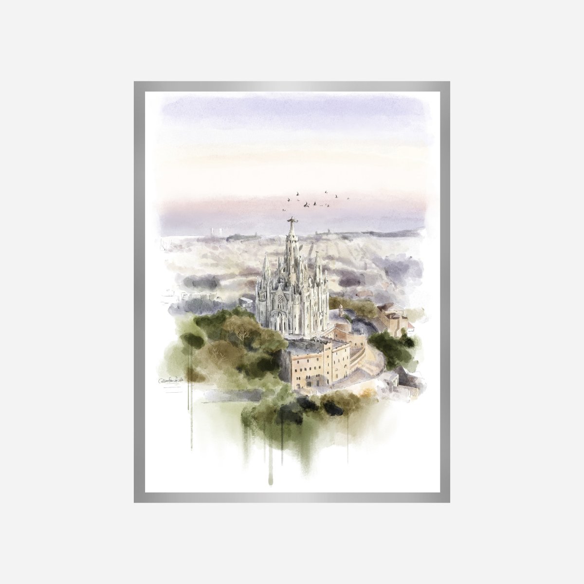 Tibidabo de Altura Art Print - DesignPlace