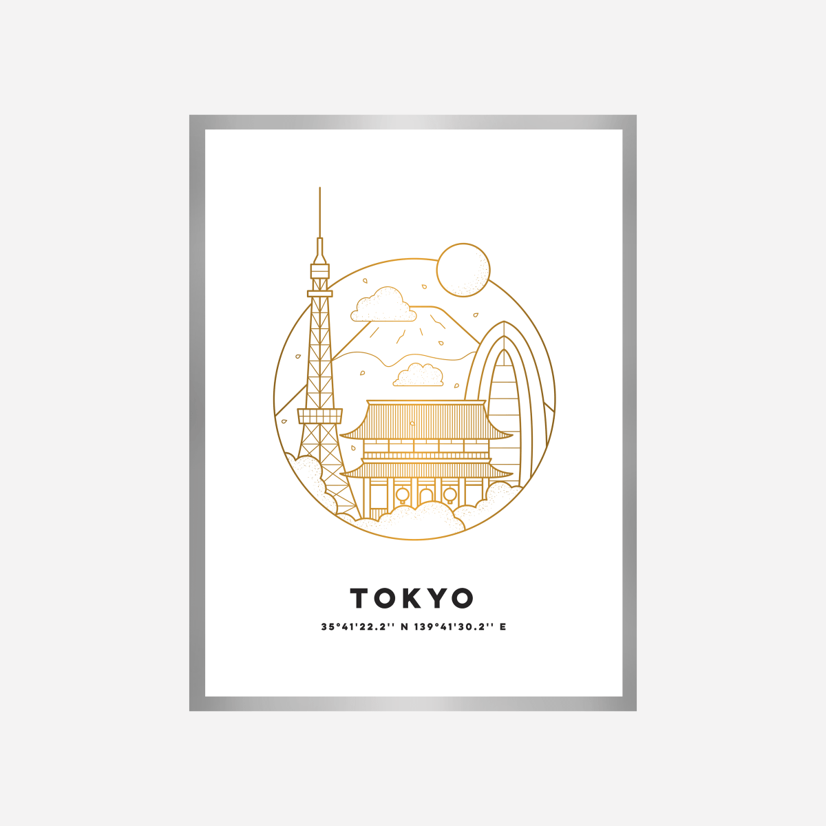 Tokyo Cityscape Art Print - DesignPlace