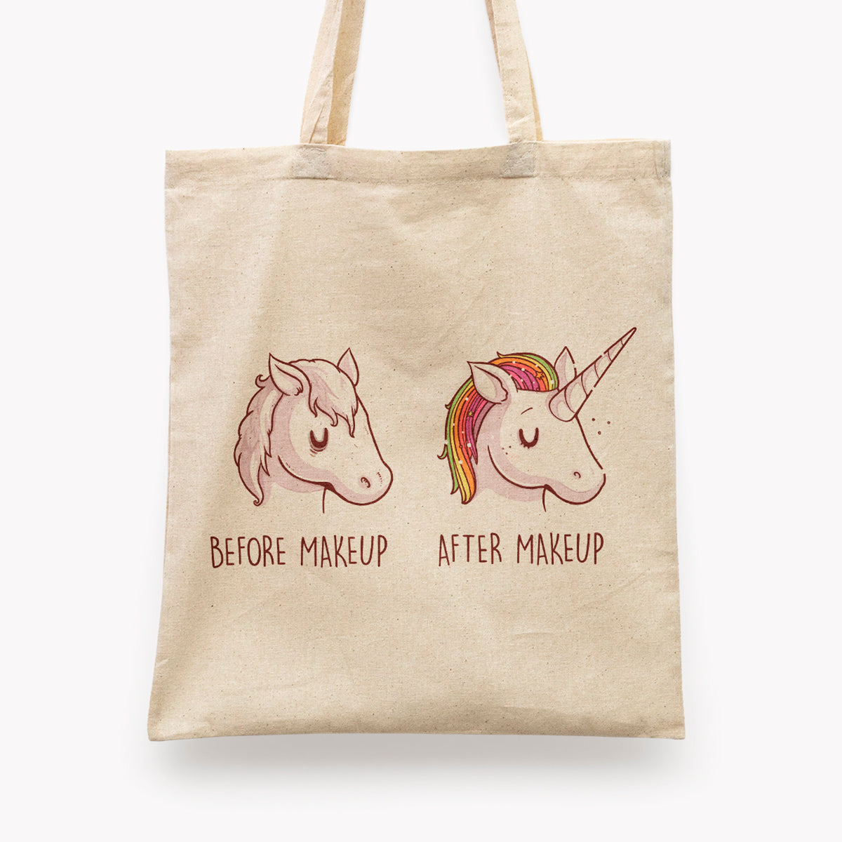 Before After Makeup Tote Bag