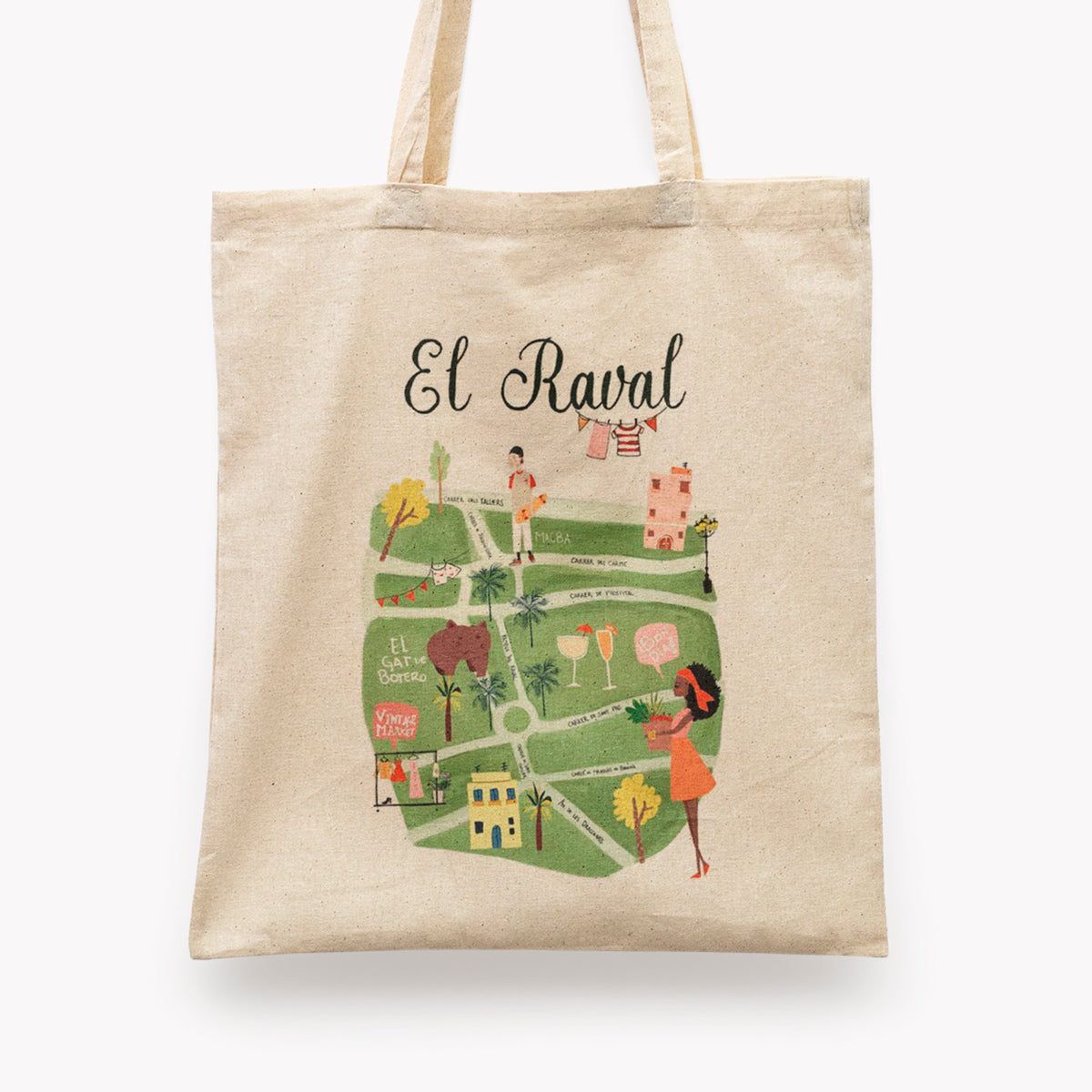 El Raval Barcelona Tote Bag