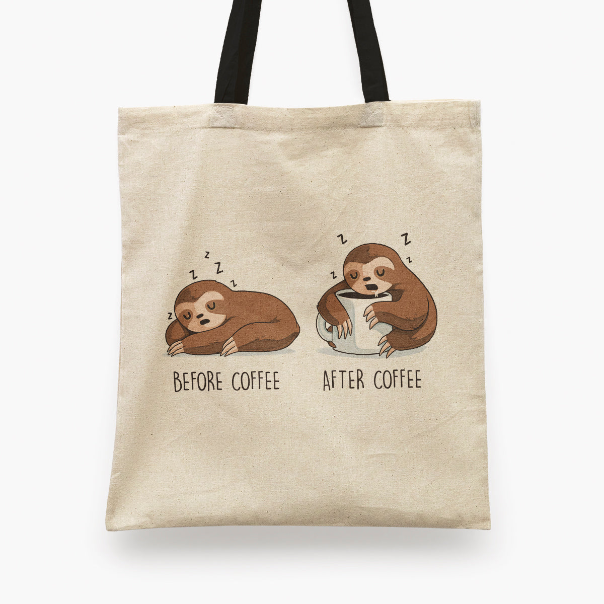 After coffee Perezoso Tote Bag