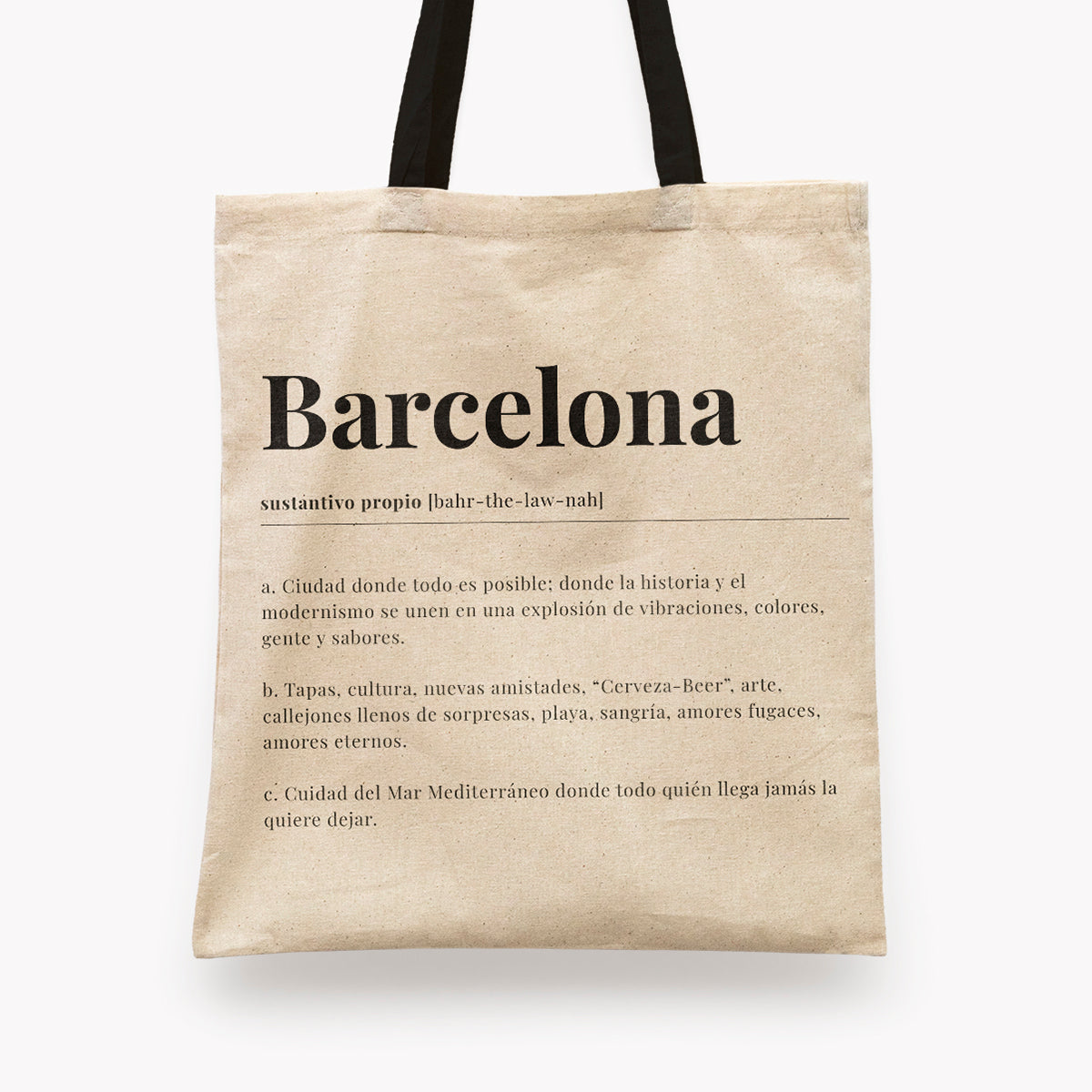 Barcelona Castellano Tote bag