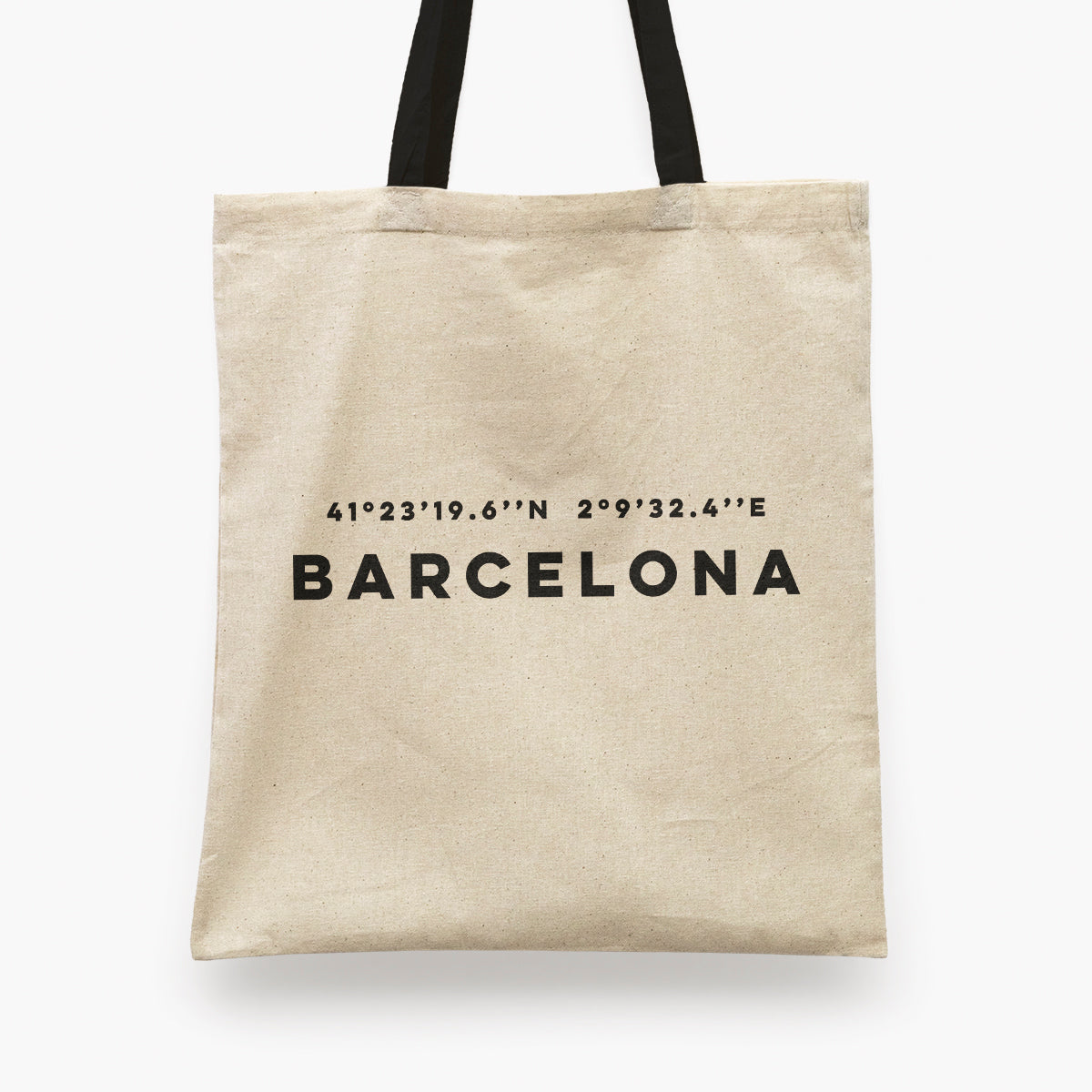 Barcelona Coordenadas Tote Bag