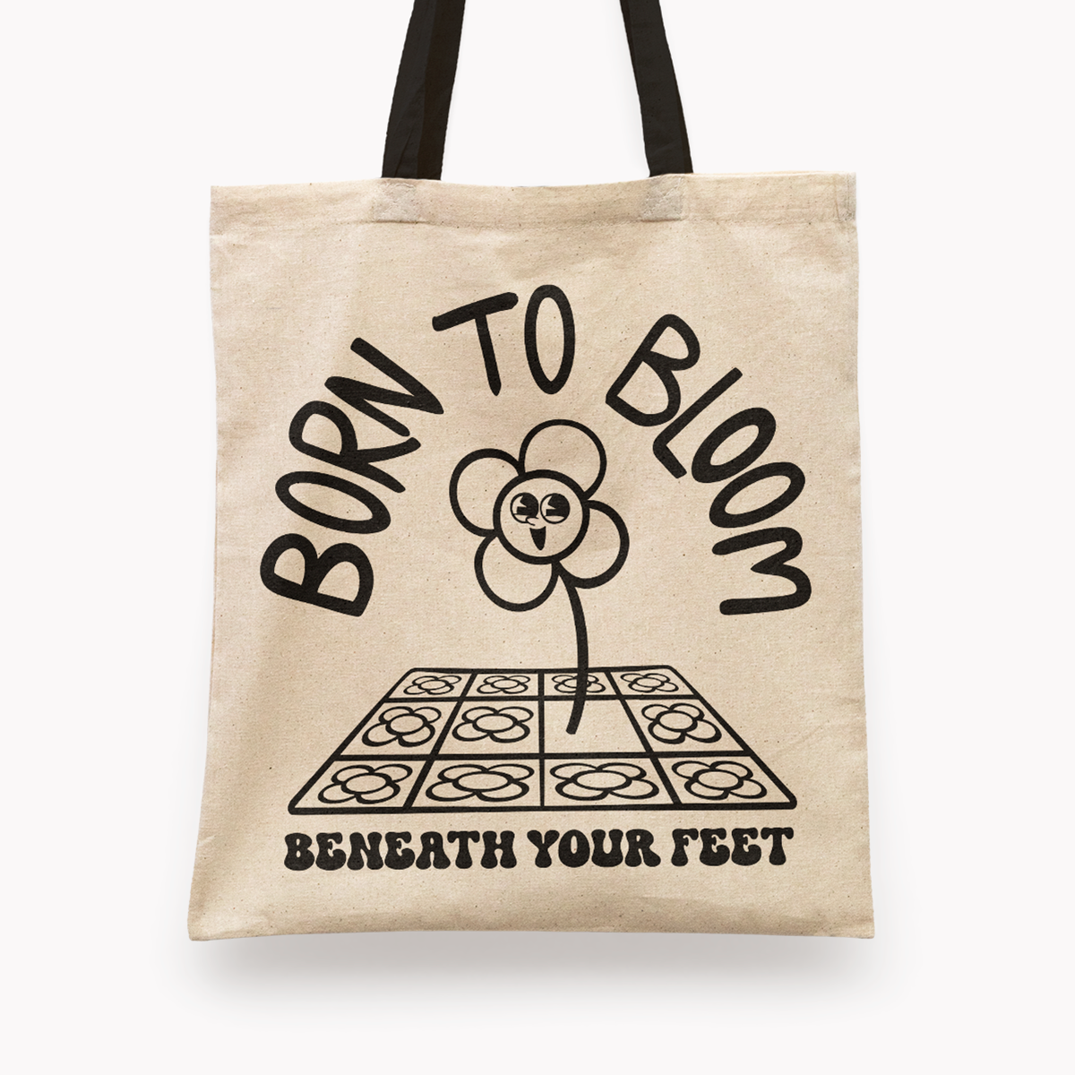 Born to Bloom Tote Bag