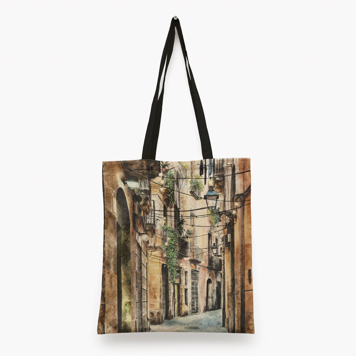 Calles del Born Tote Bag