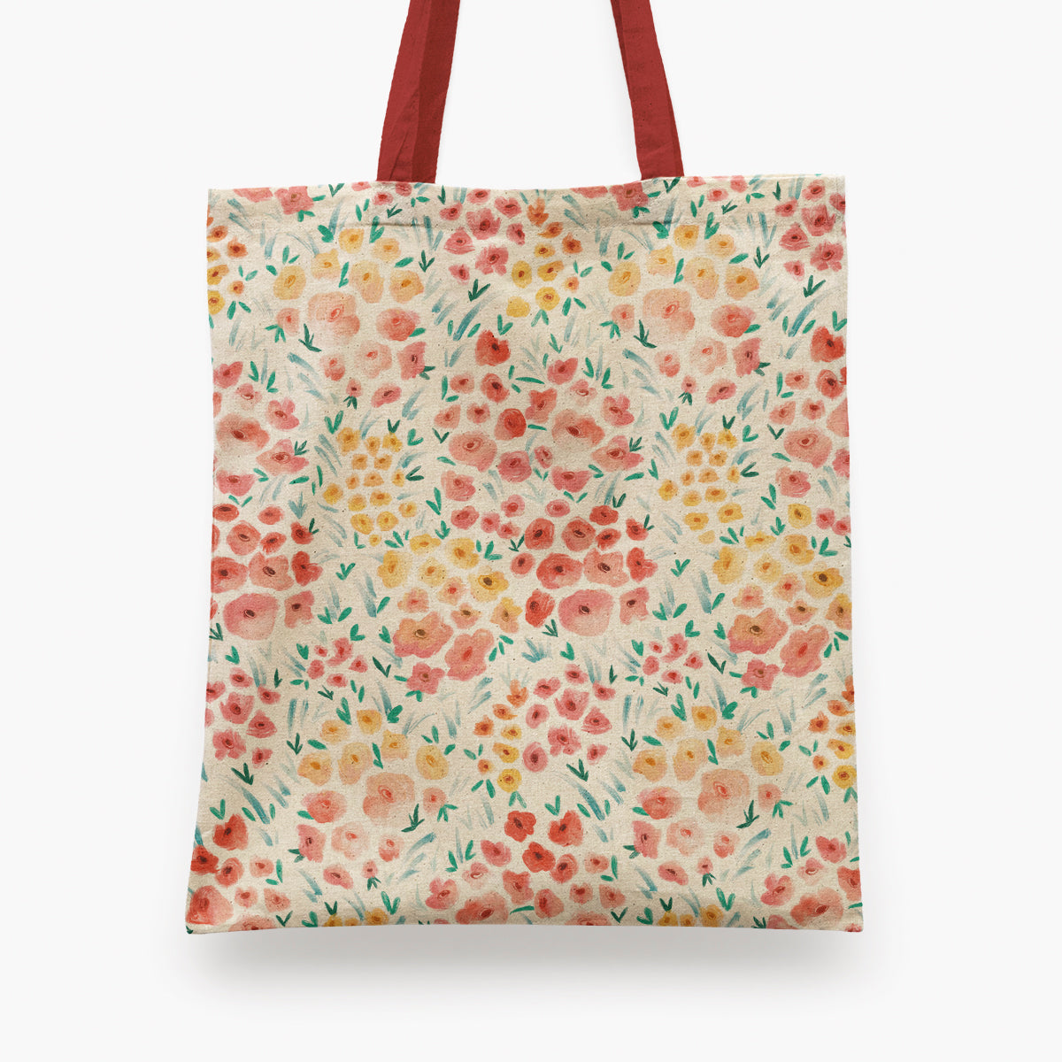 Cotton Flowers Tote Bag