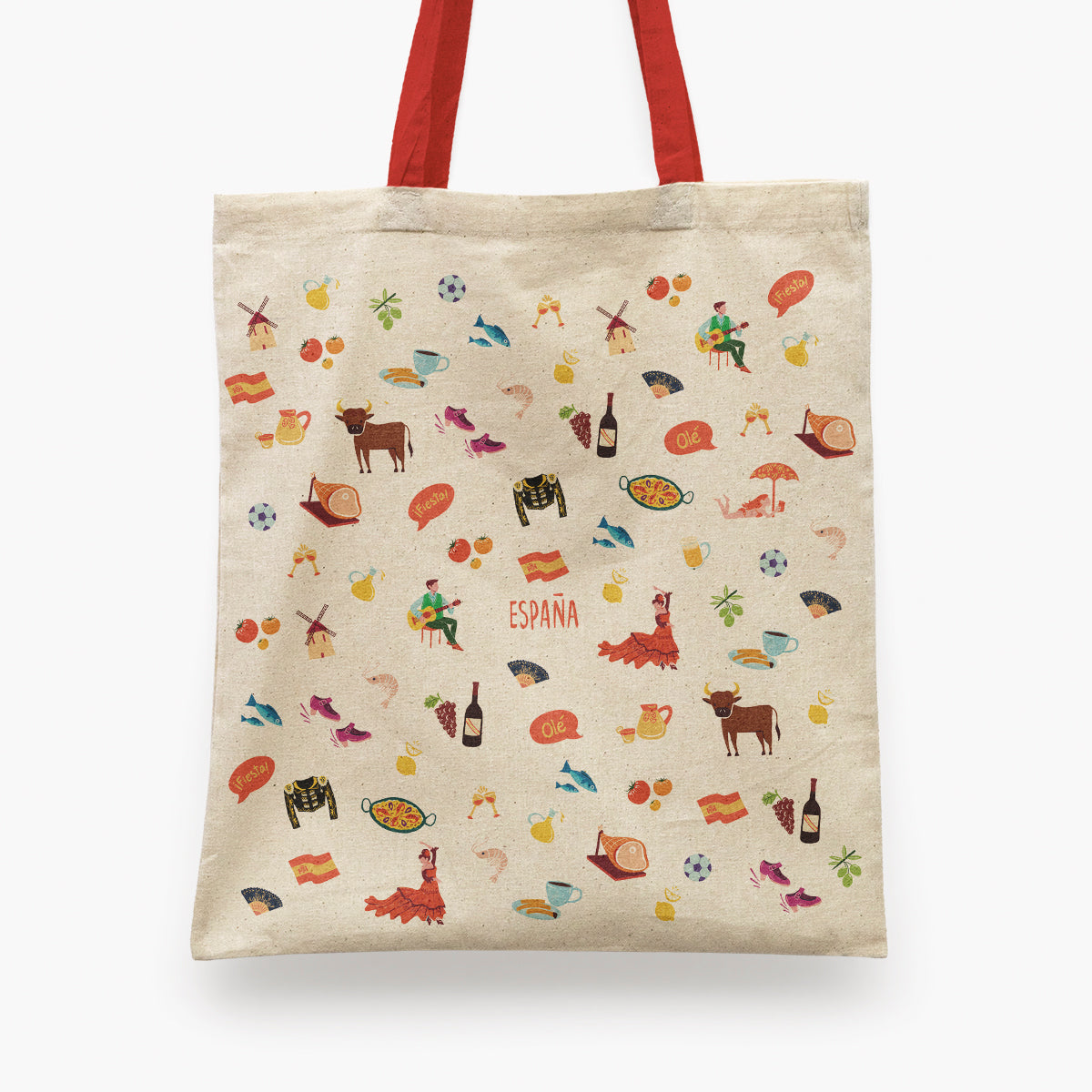 España Pattern Tote Bag