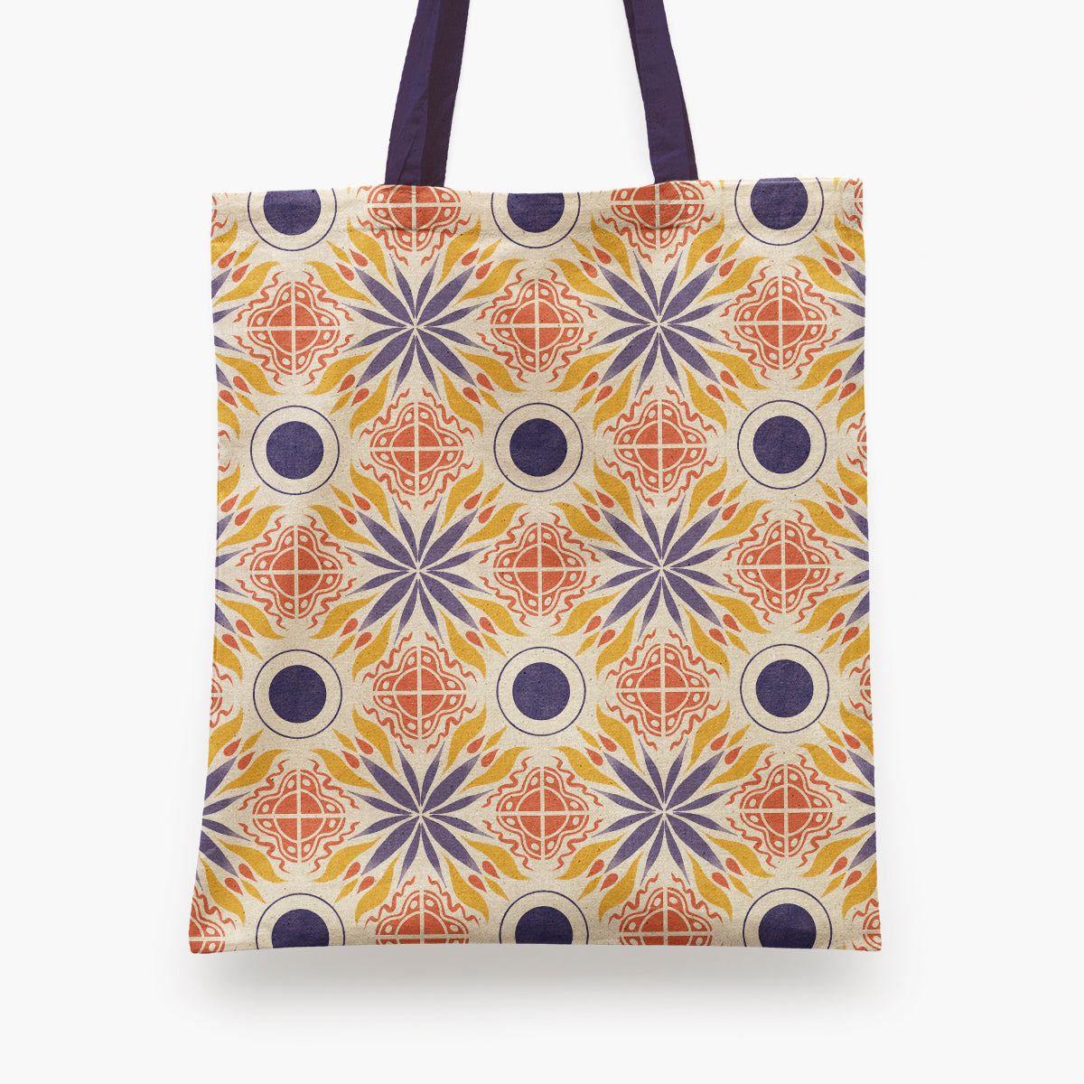 Purple Tiles Tote bag