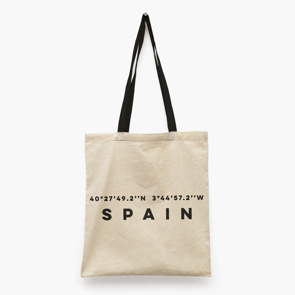 Spain Coordinates Tote Bag