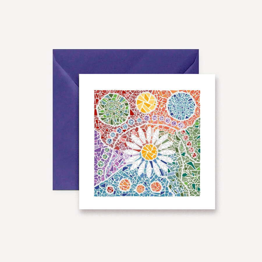 Trencadis Model 2 Greeting Card - DesignPlace