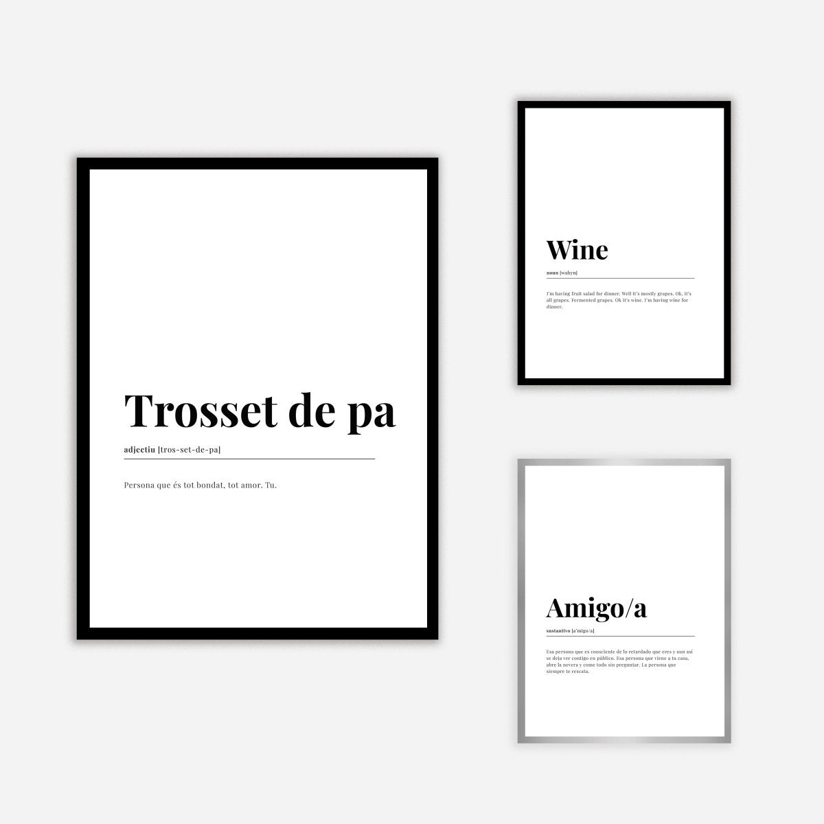 Trosset de Pa Dictionary Art Print - DesignPlace