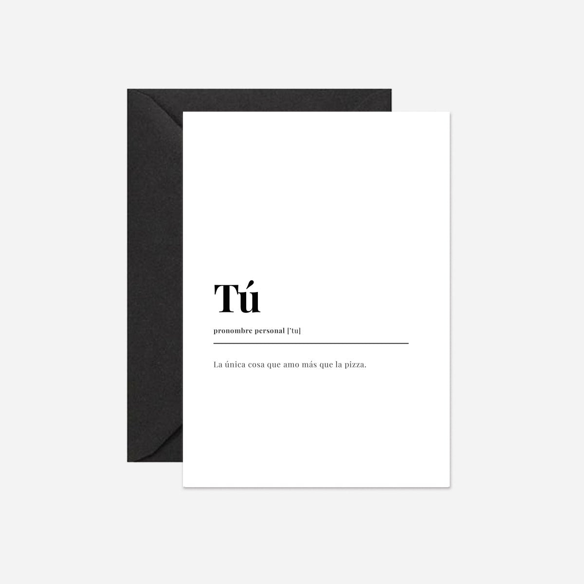 Tu Dictionary Card - DesignPlace