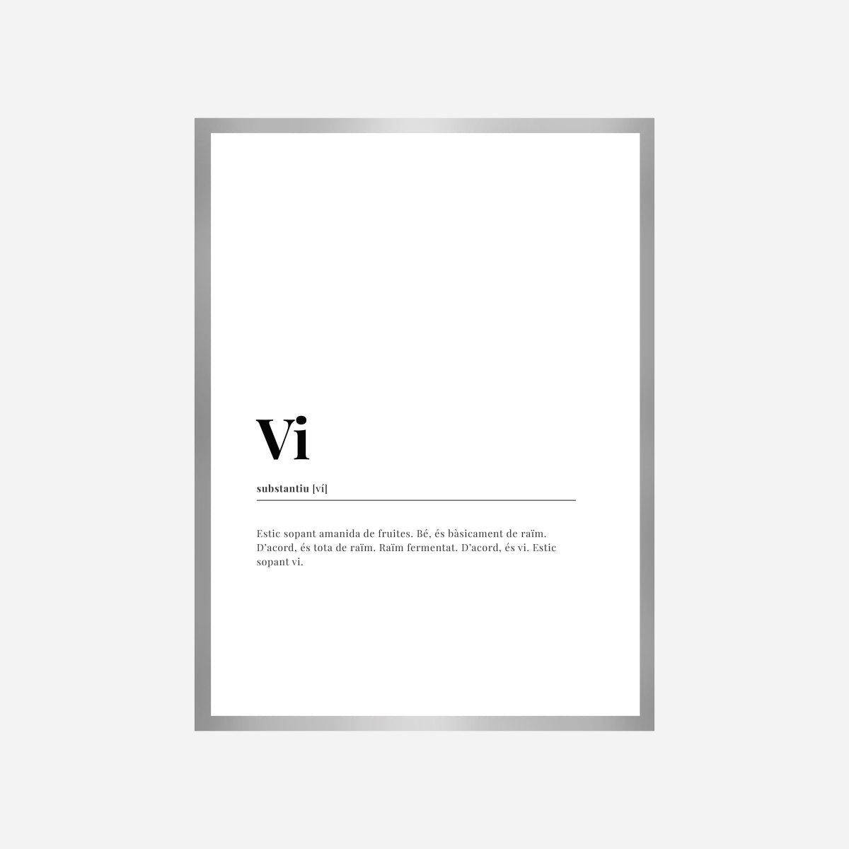 Vi Dictionary Art Print - DesignPlace