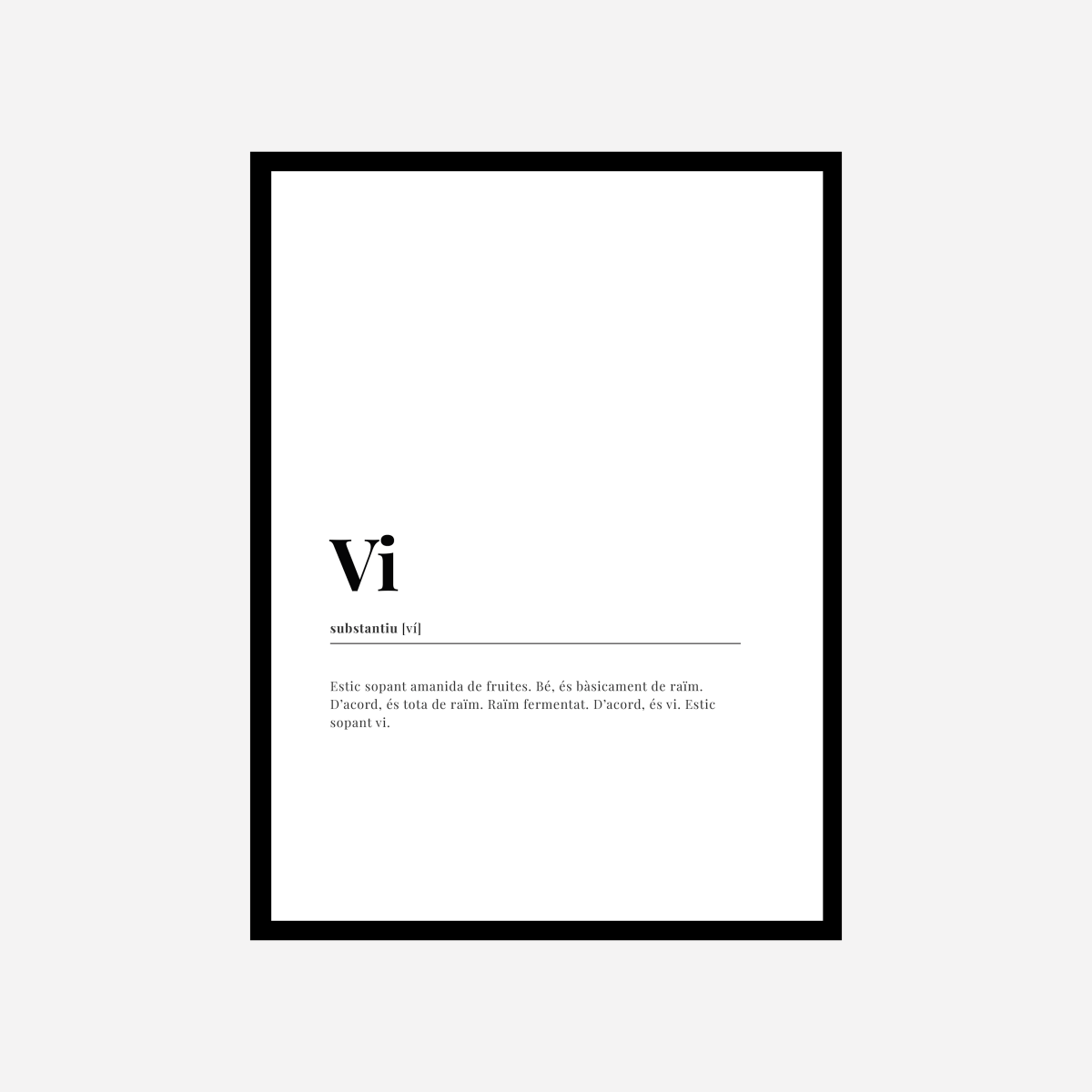 Vi Dictionary Art Print - DesignPlace