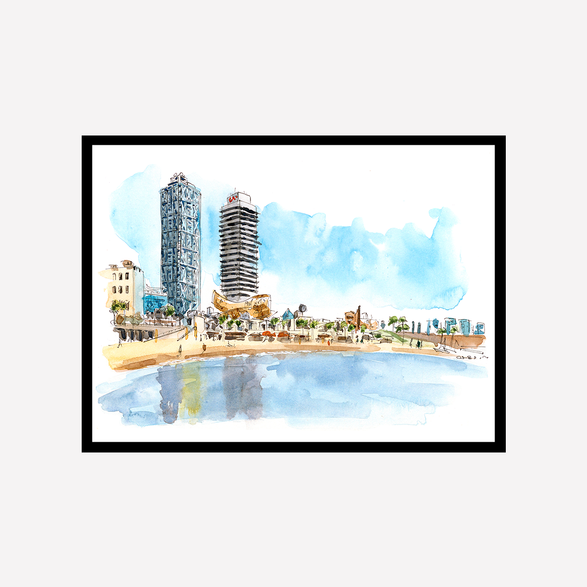 Vila Olimpica Art Print