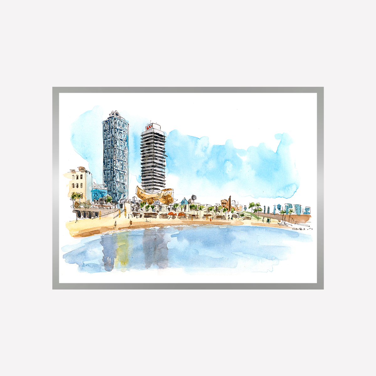 Vila Olimpica Art Print
