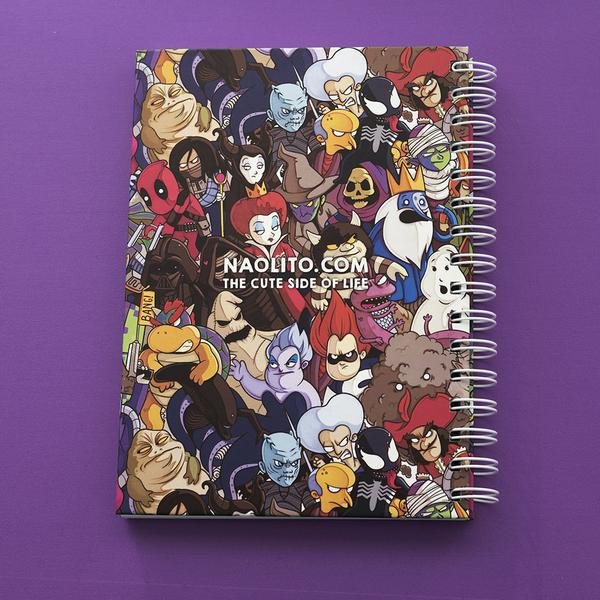 Villains Pattern Notebook - DesignPlace