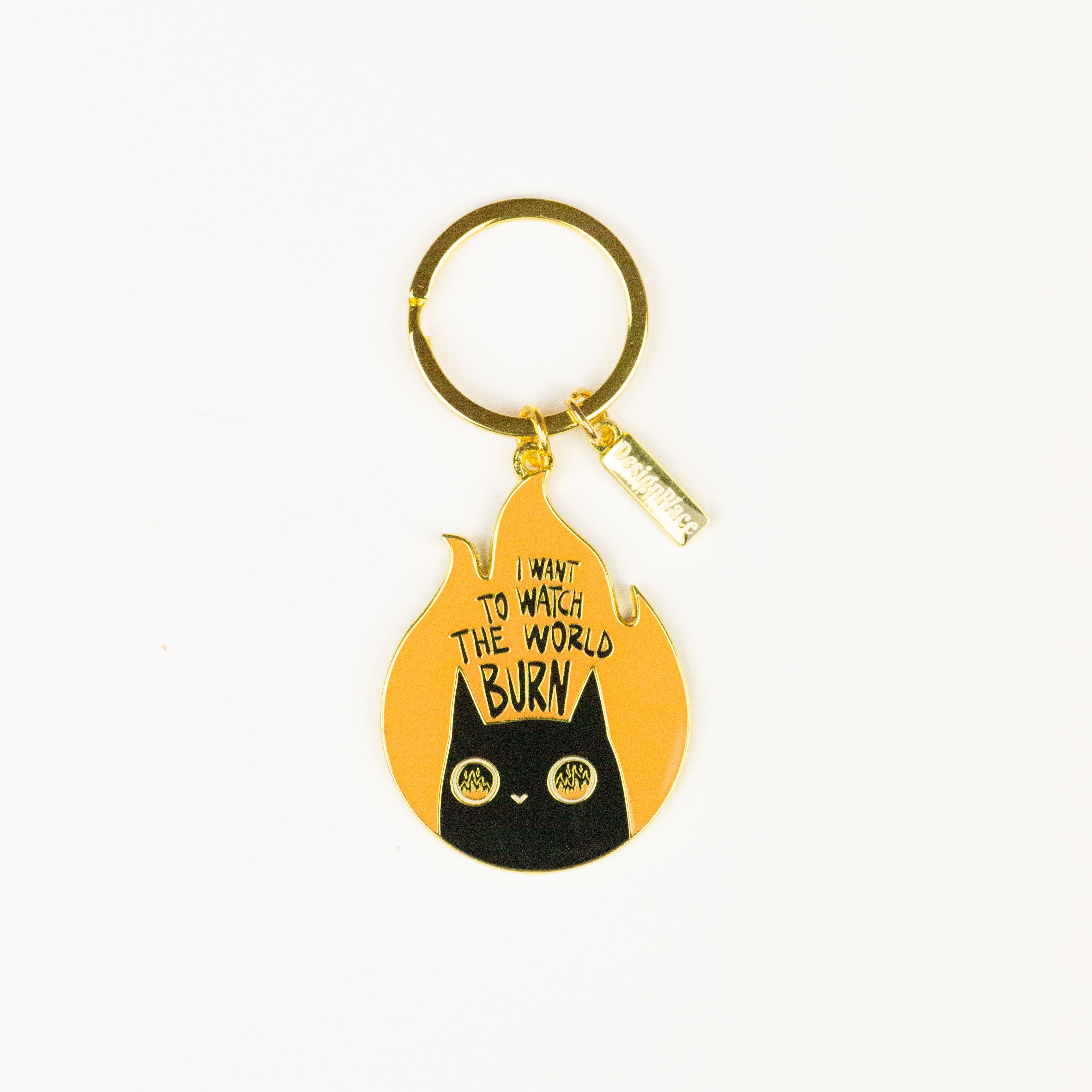 Watch the world burn Keychain