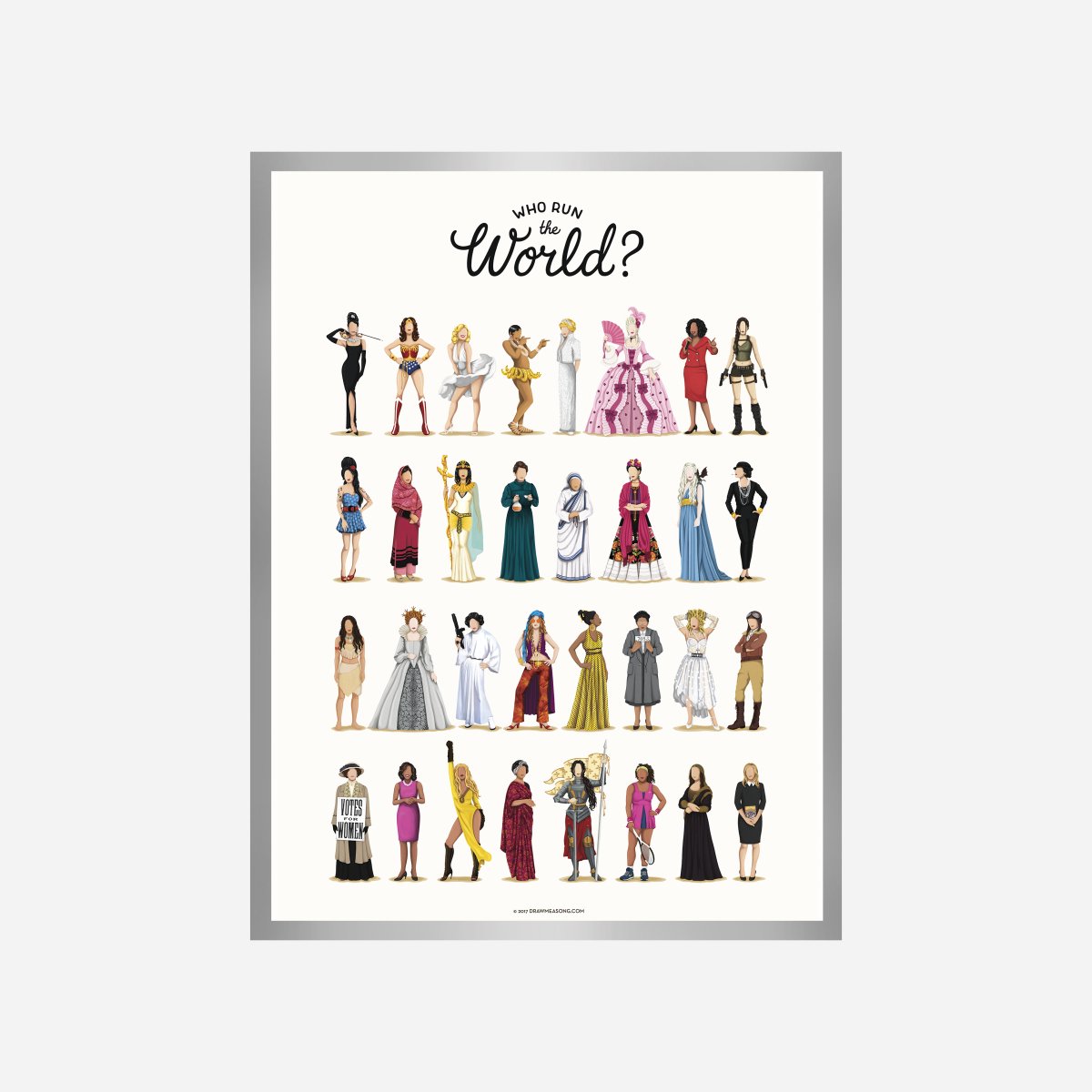 Who Run The World Art Print - DesignPlace