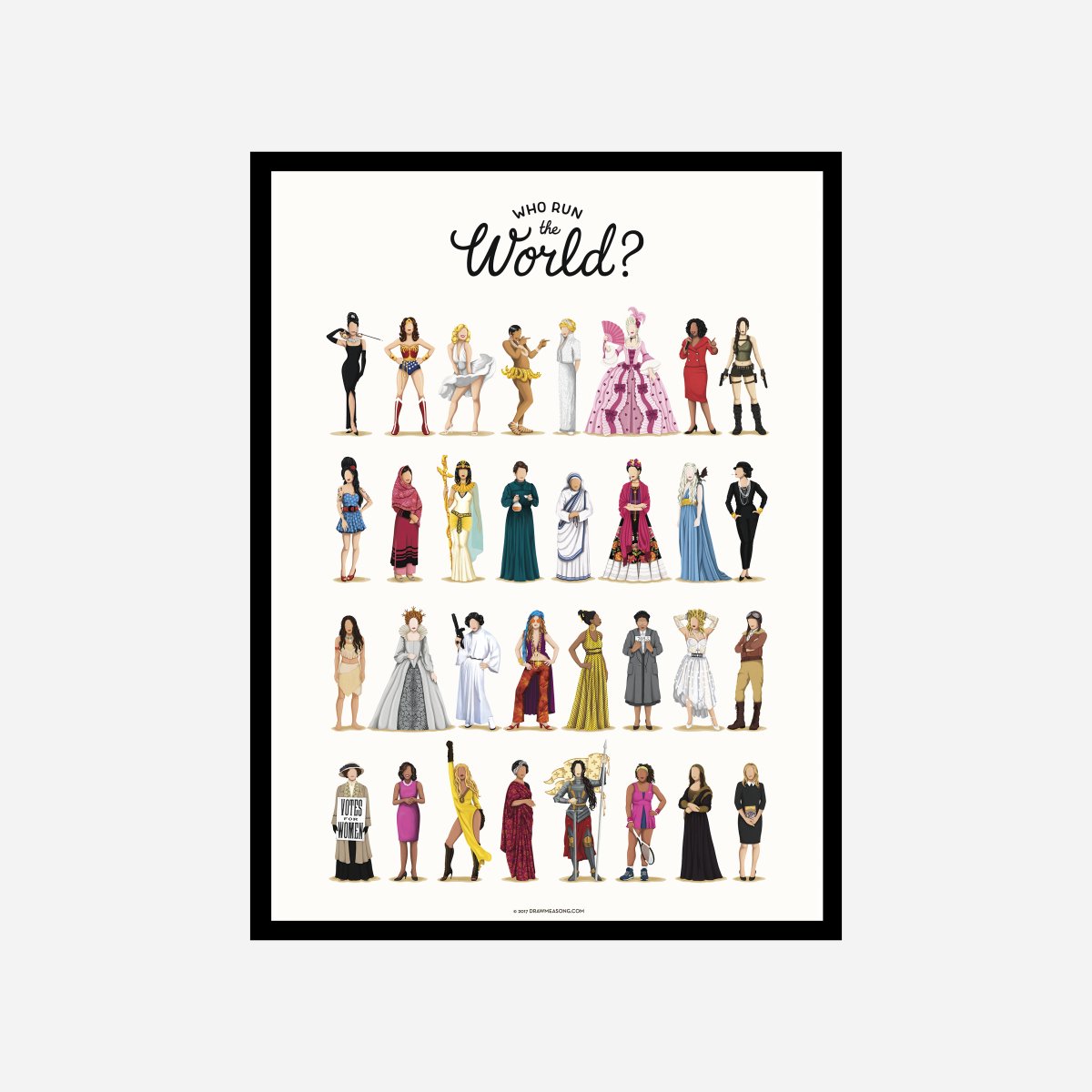 Who Run The World Art Print - DesignPlace