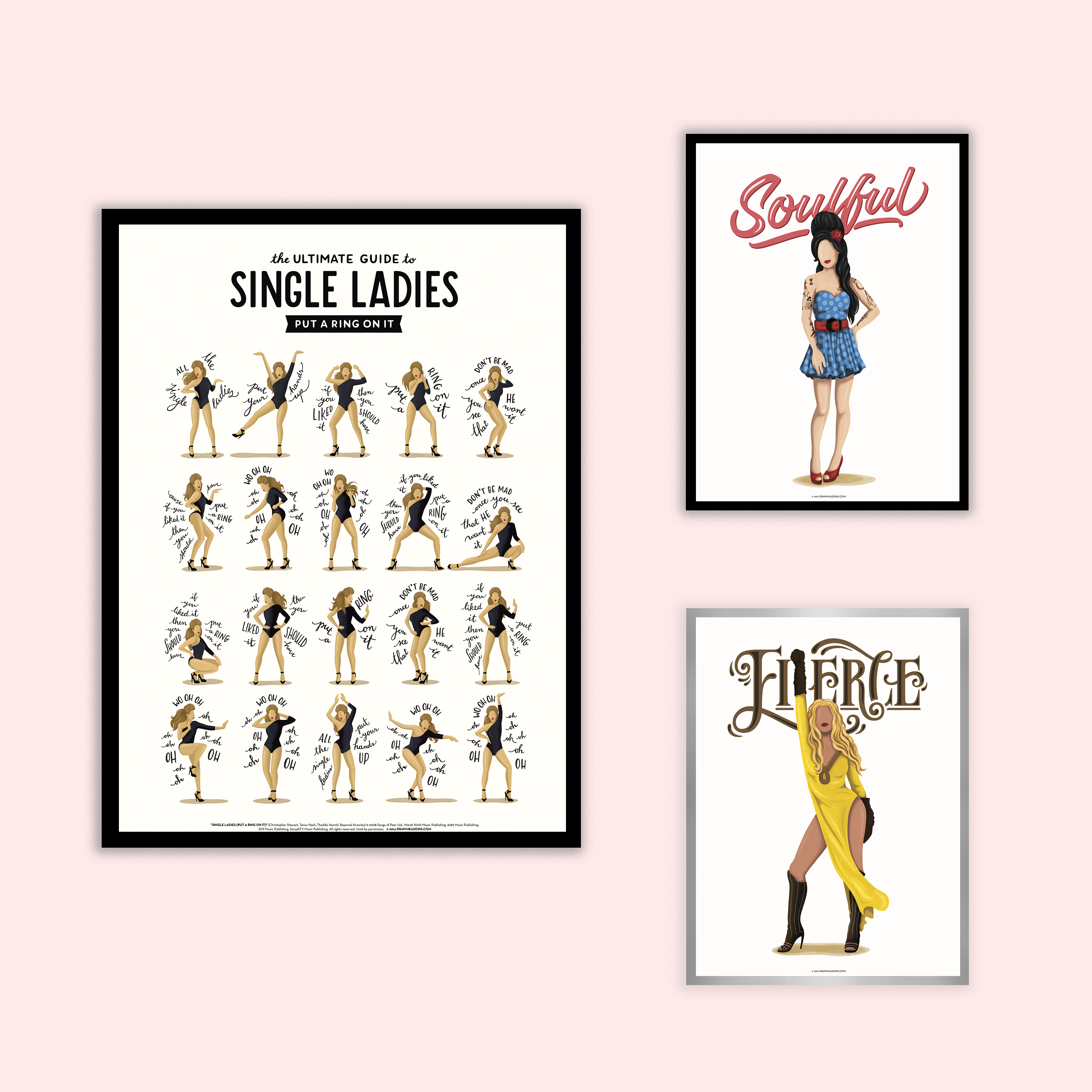 Beyonce Fierce Art Print