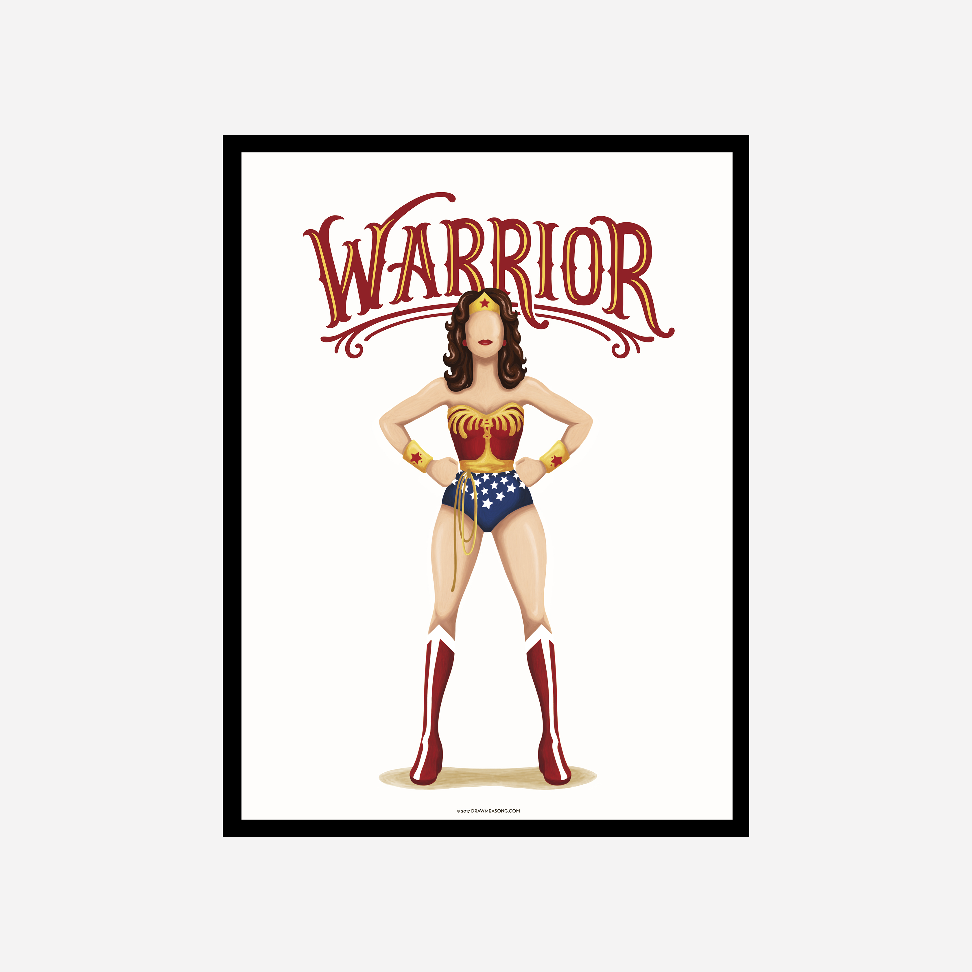 Wonder Woman Warrior Art Print