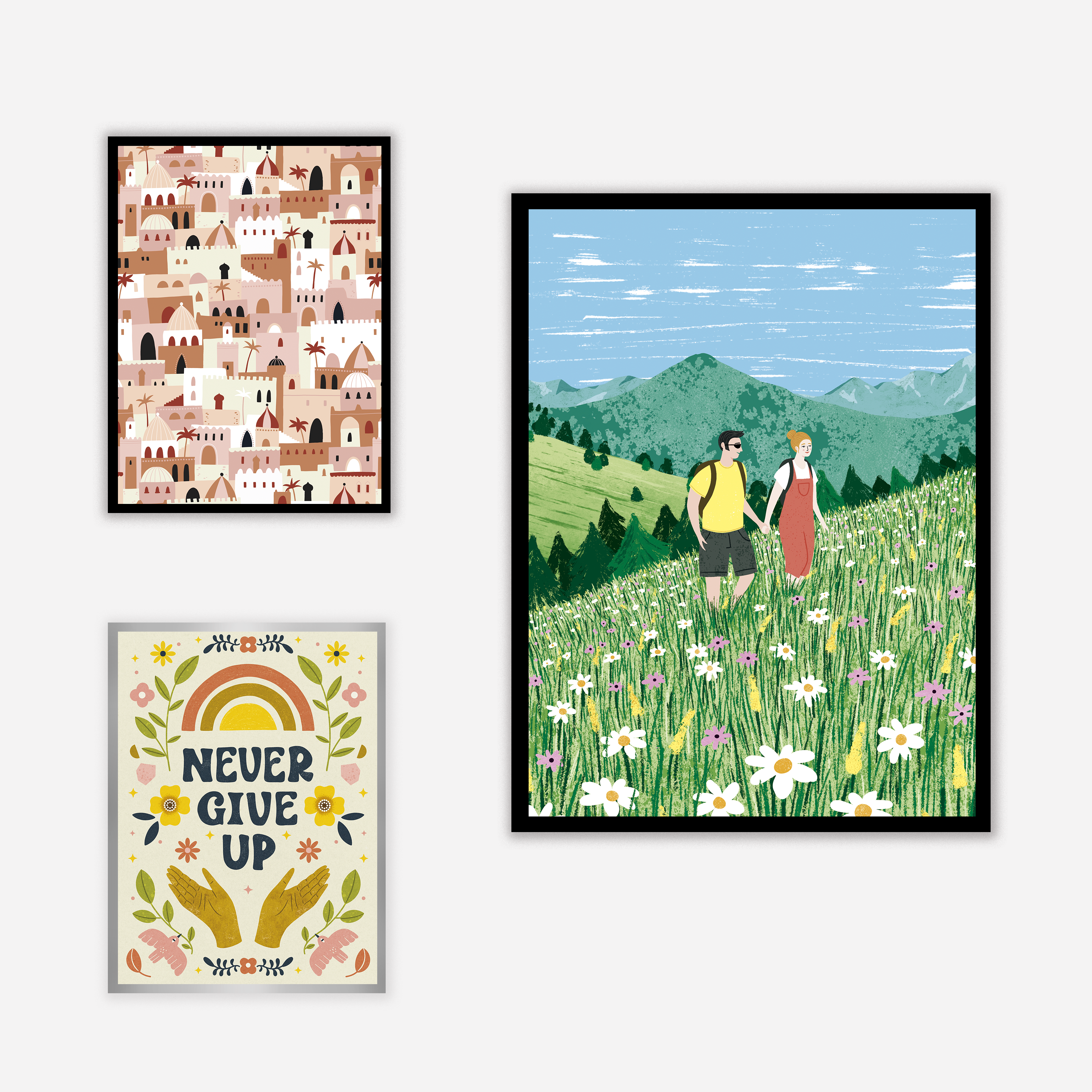 Mountains Art Print