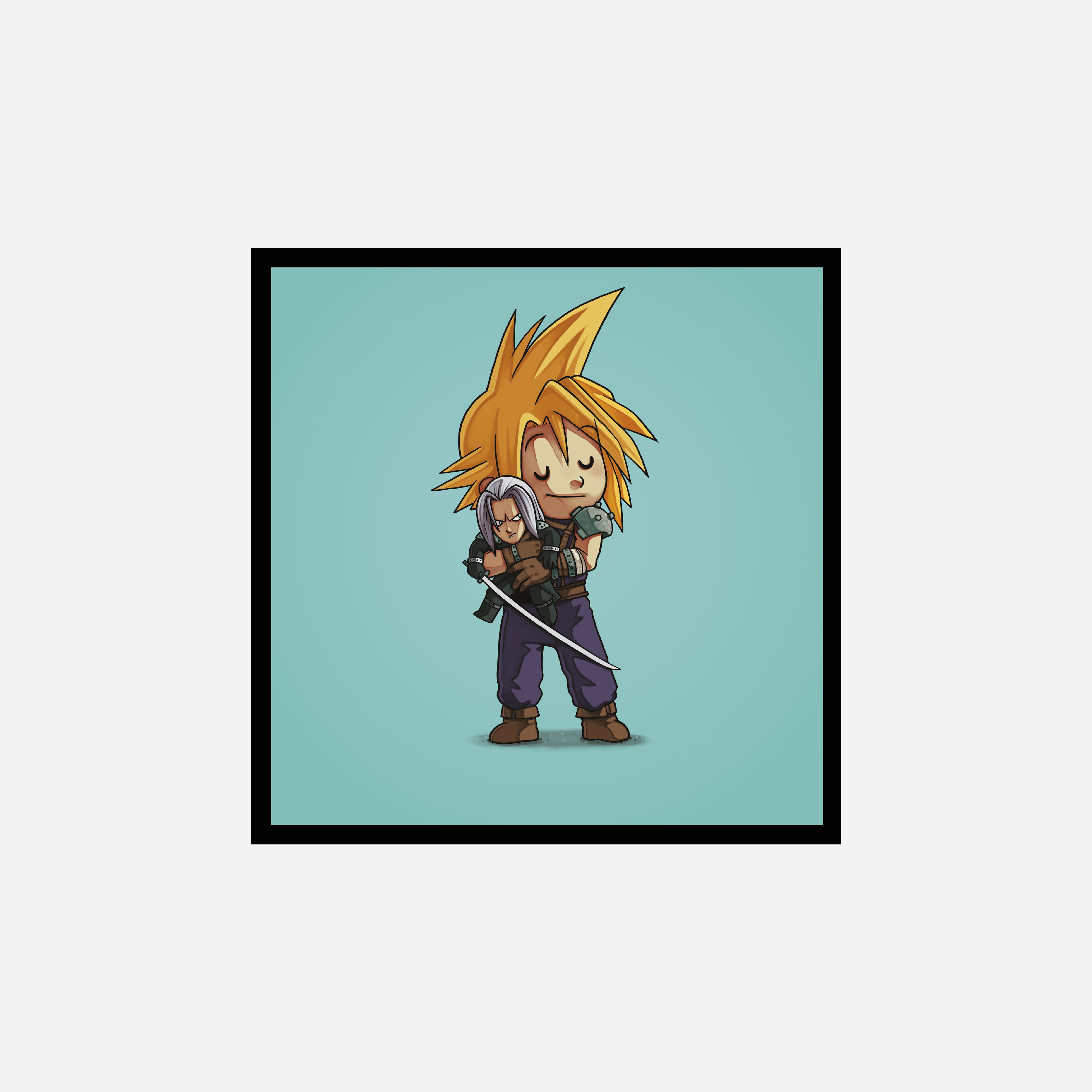 Cloud Final Fantasy Art Print