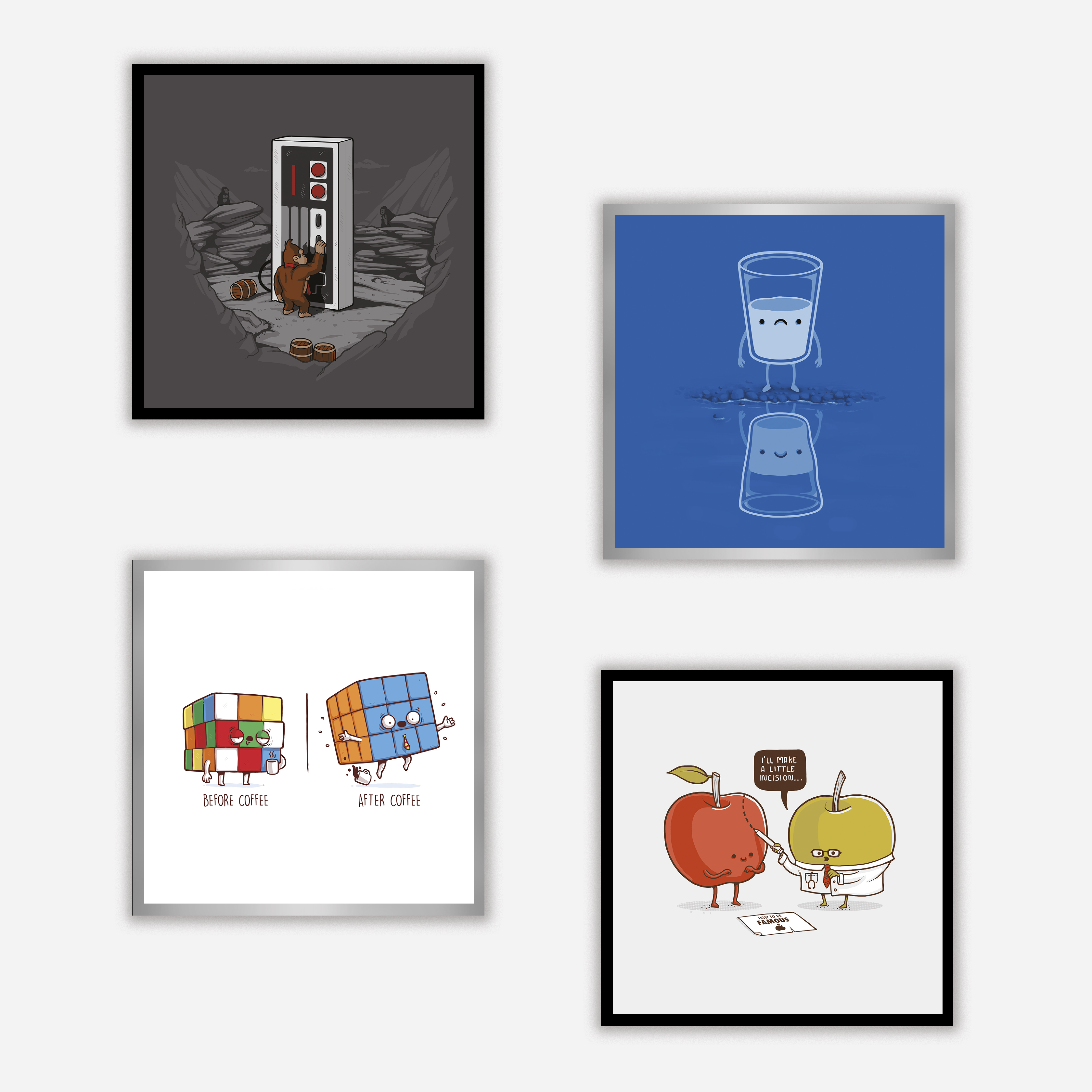 Before Coffee Art Print