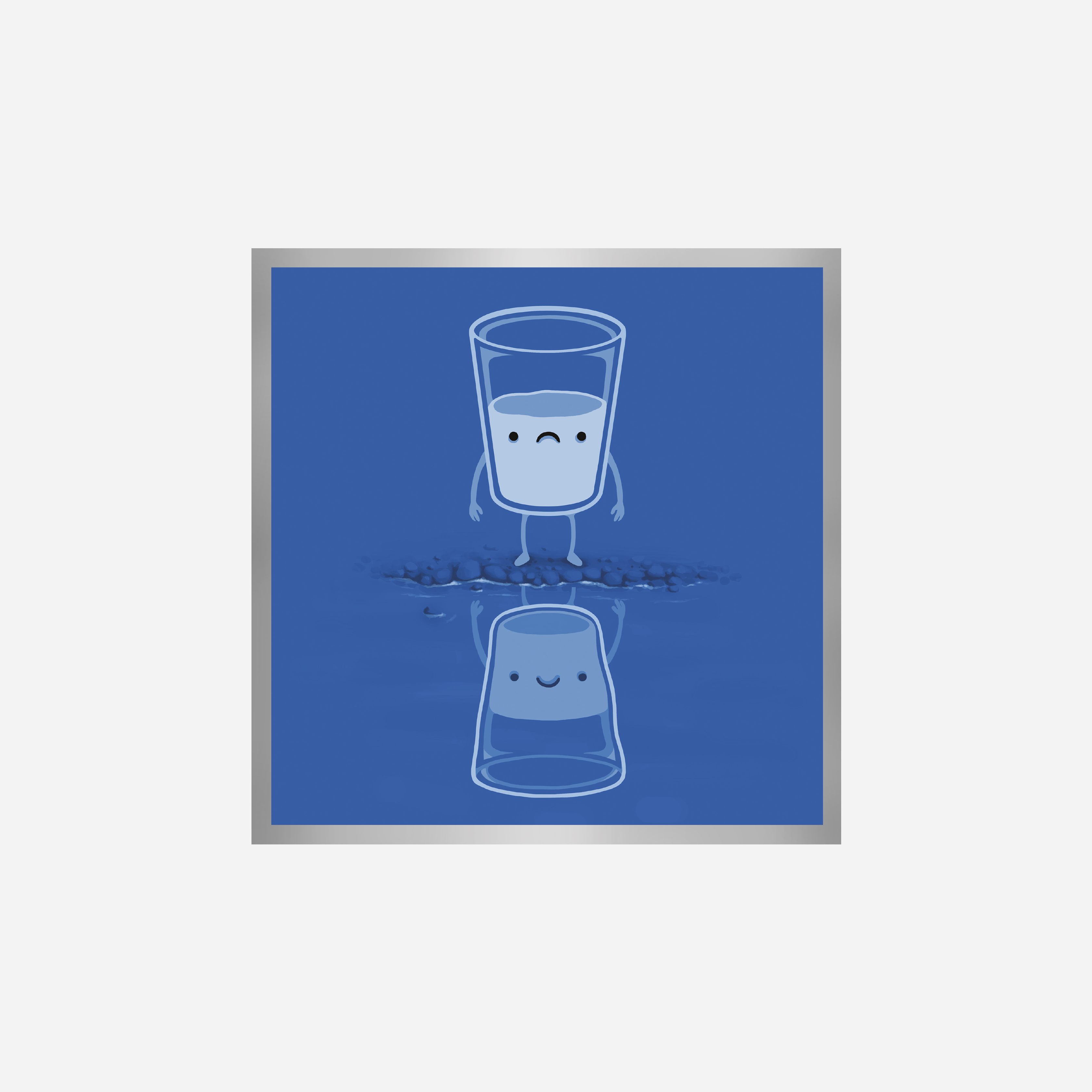 Bright Side vaso Art Print