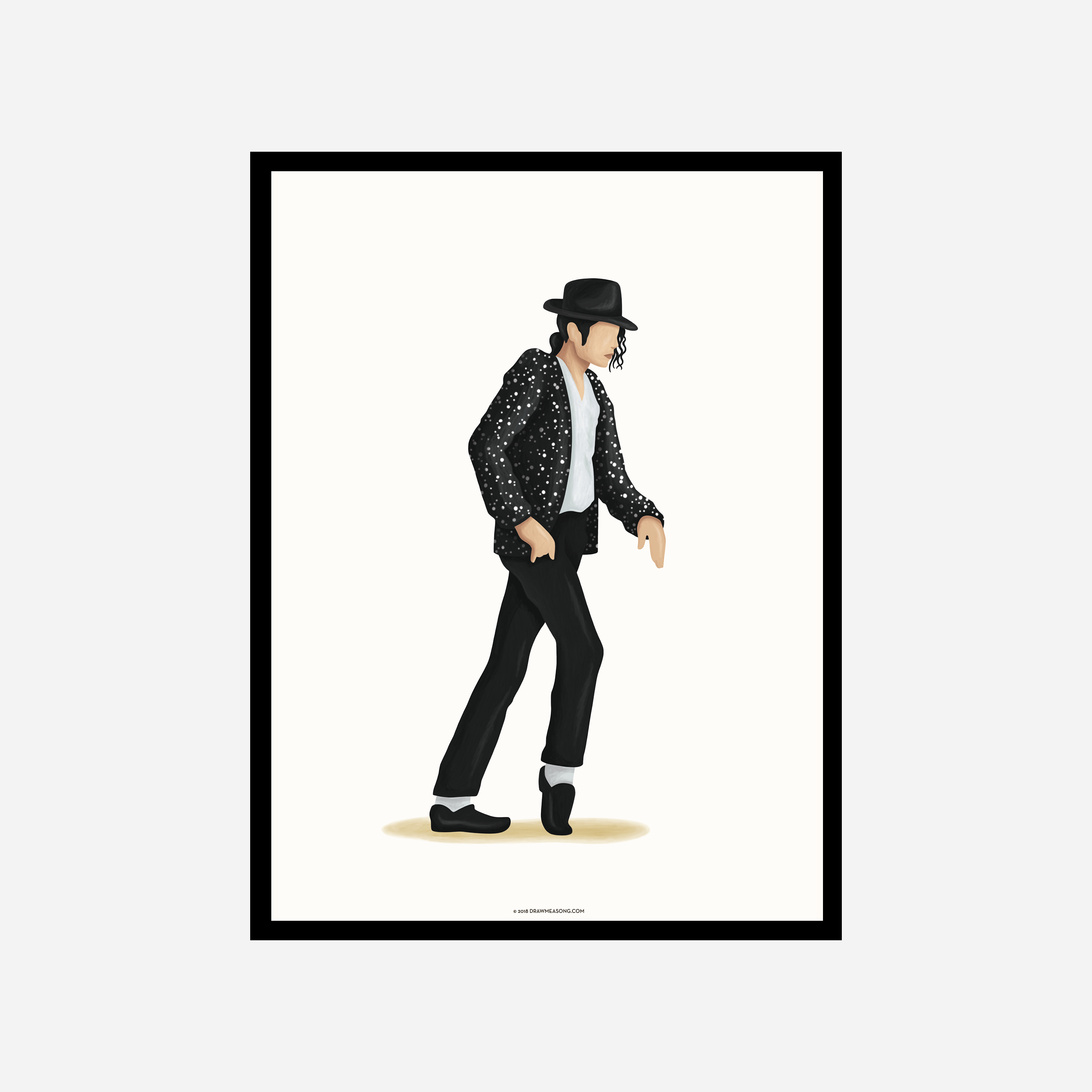 Moonwalk Dance Art Print