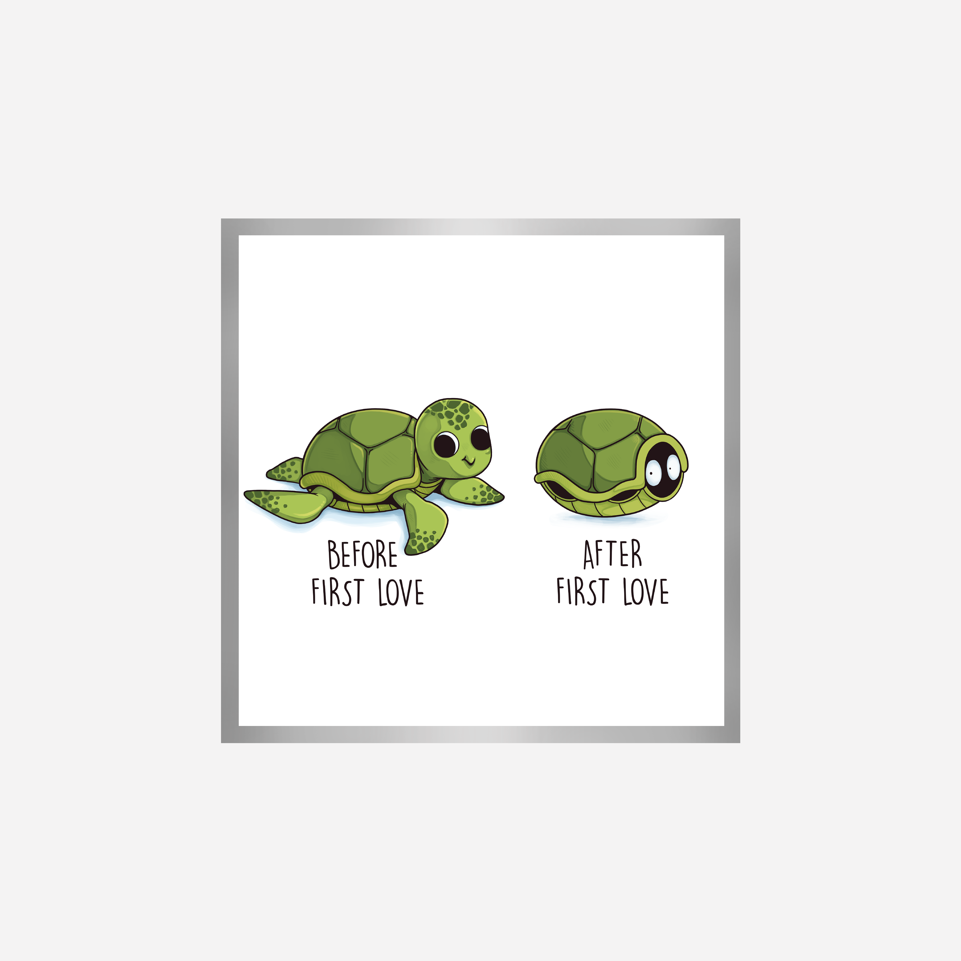 Before After First Love Art Print