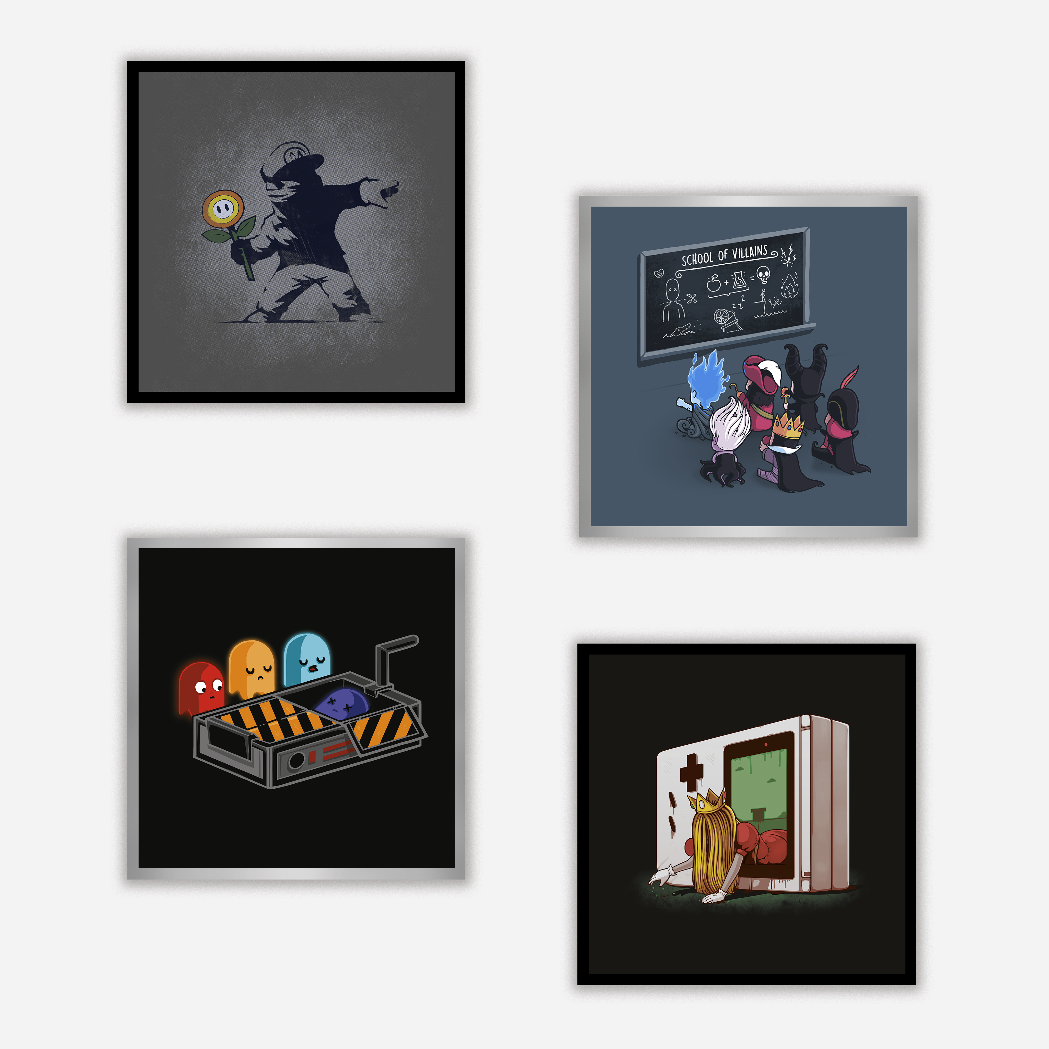 Banksy Flower Art Print