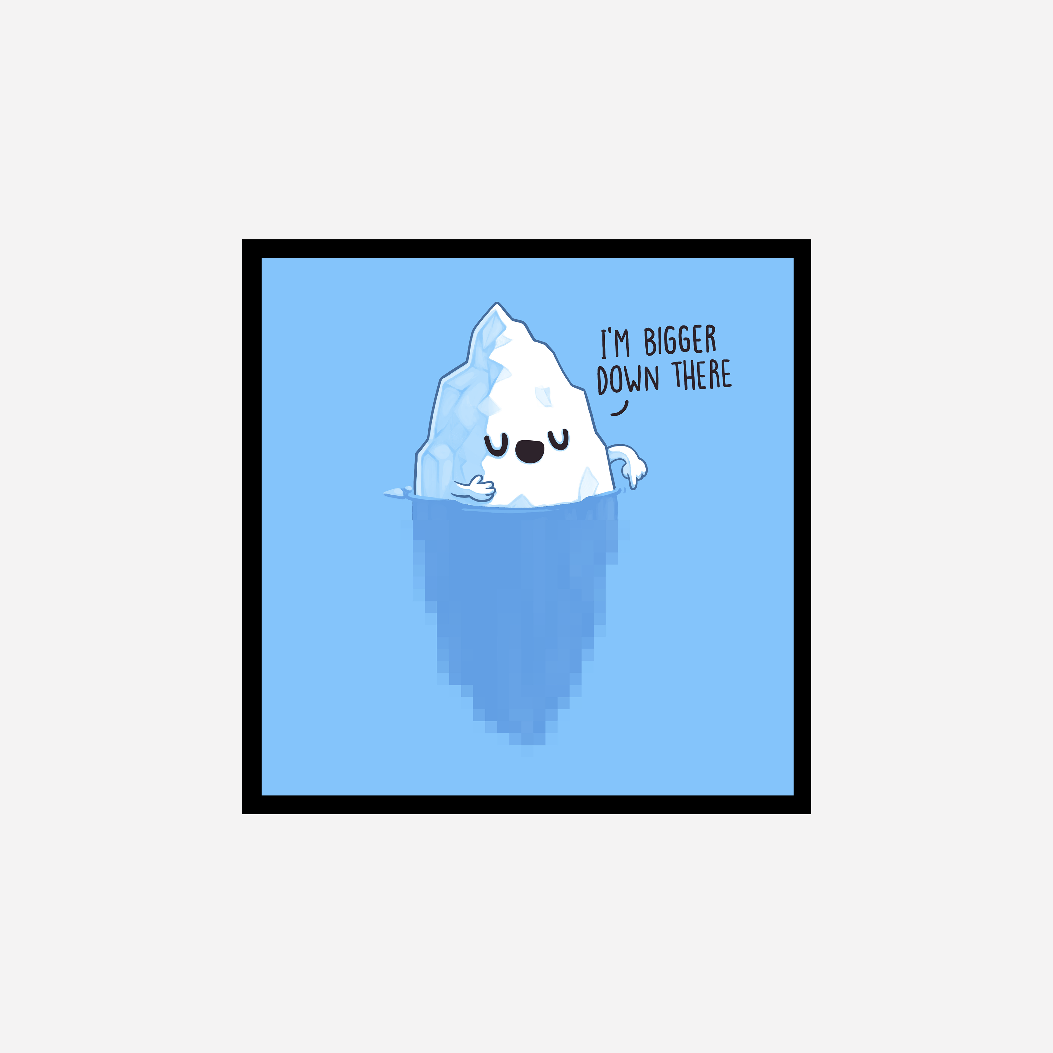 Bigger Iceberg Art Print