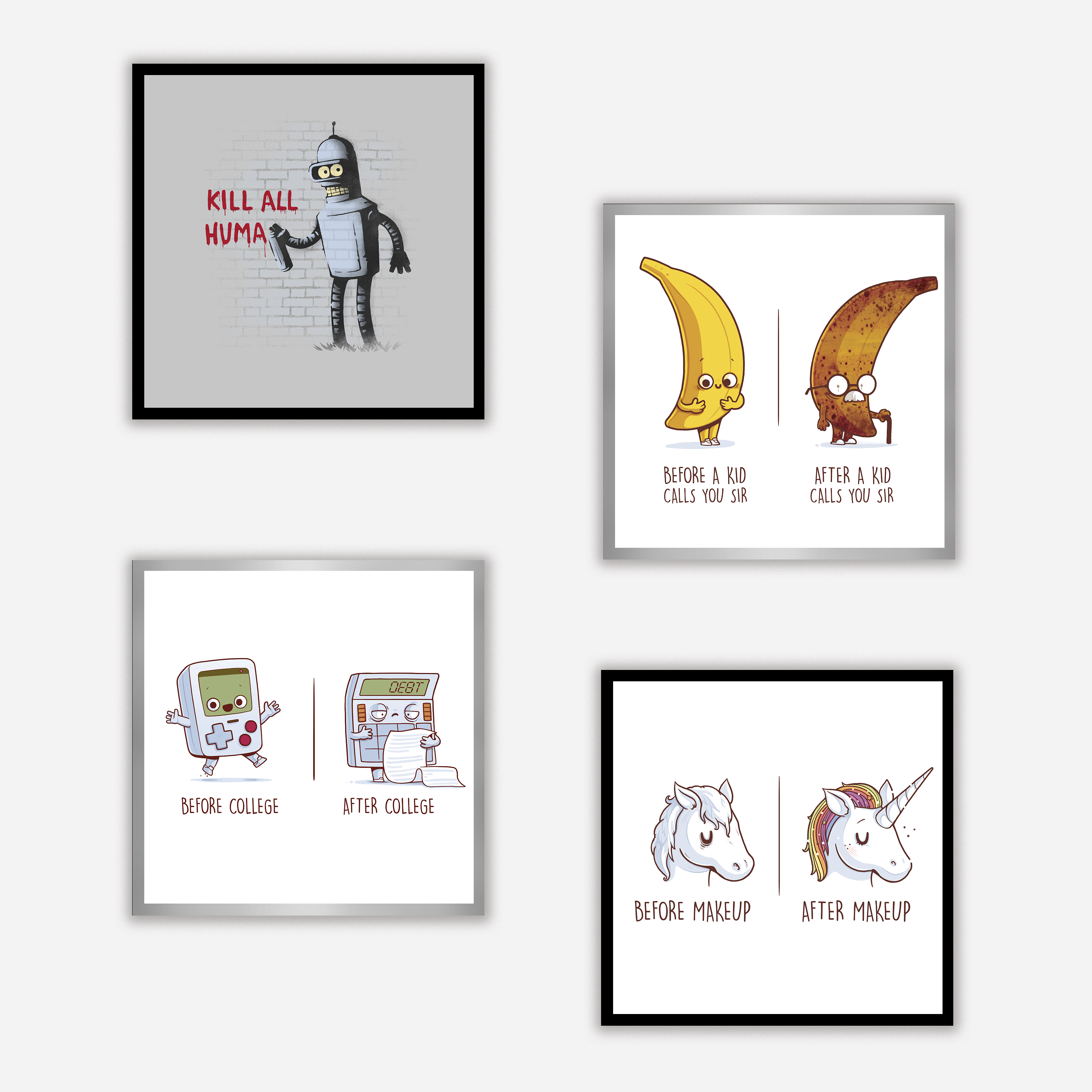 Before After Sir Art Print